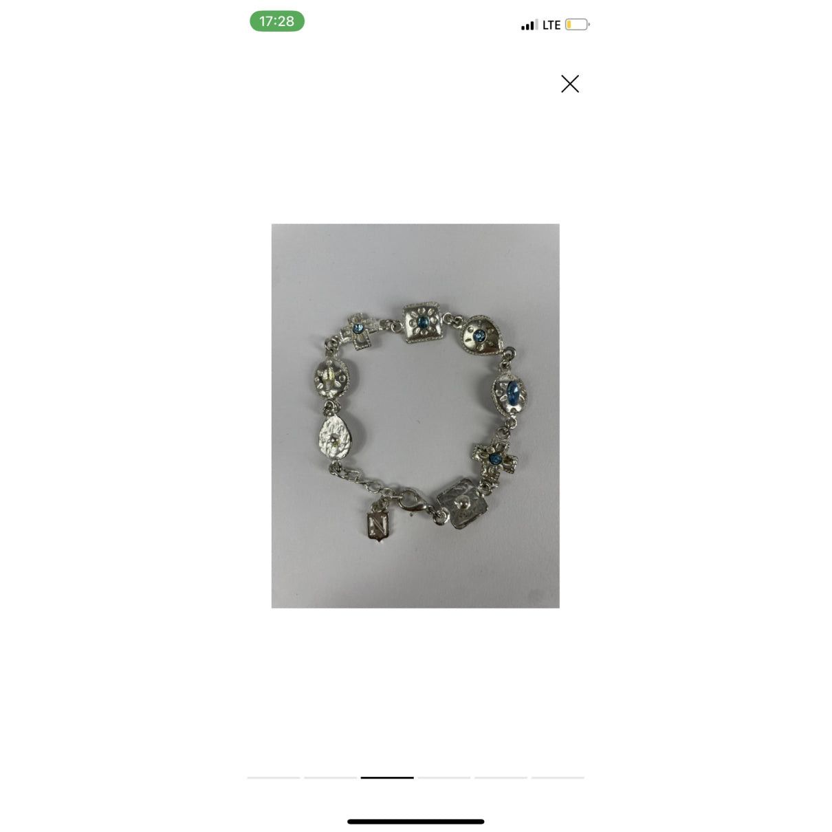Nina Ricci Silver Metal Bracelet Size ONE SIZE - 3 Thumbnail