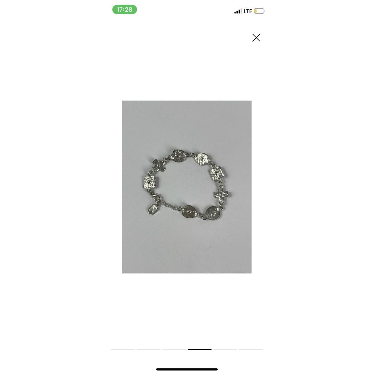 Nina Ricci Silver Metal Bracelet Size ONE SIZE - 4 Thumbnail