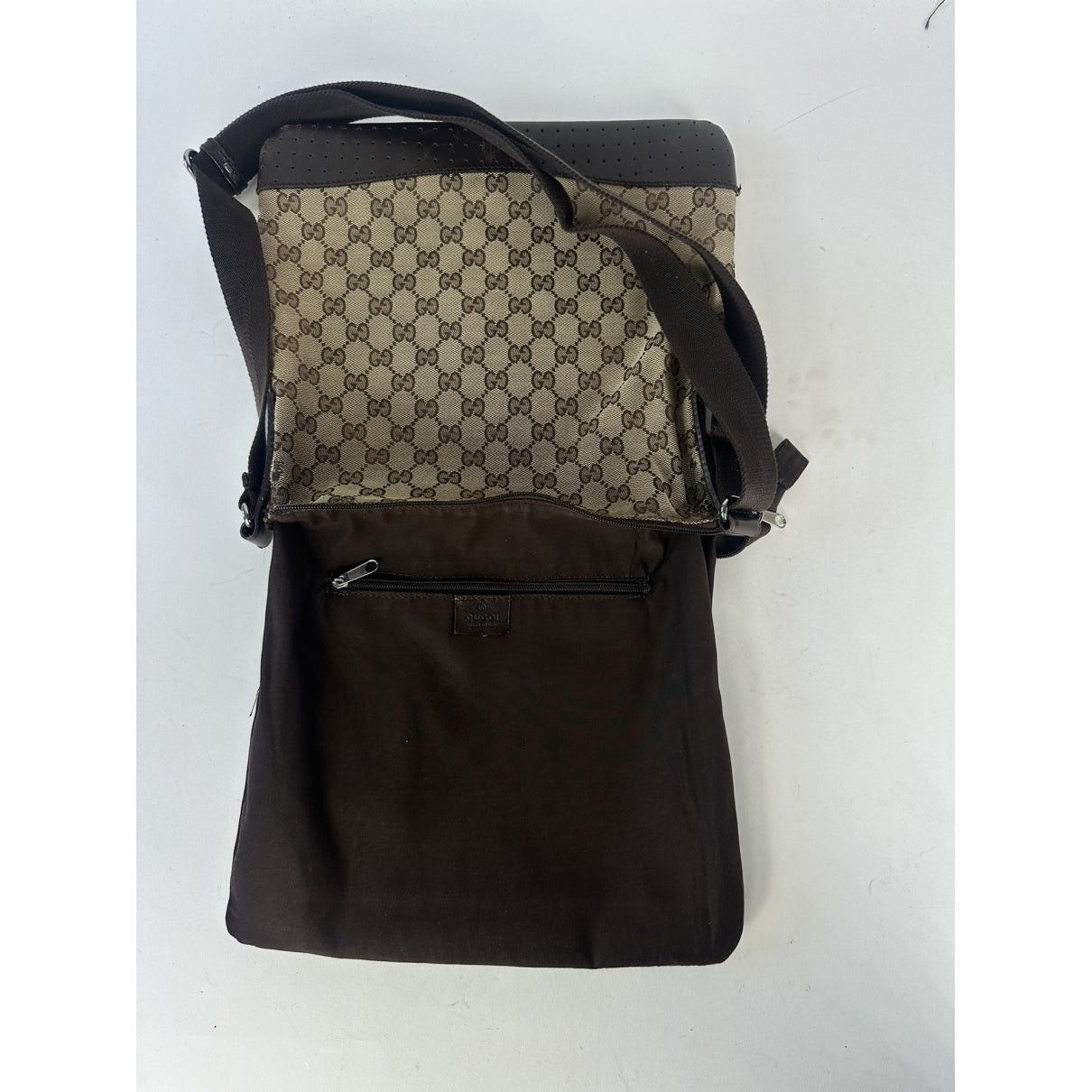 Gucci Jackie Vintage Beige Cotton Handbag Size ONE SIZE - 2 Thumbnail