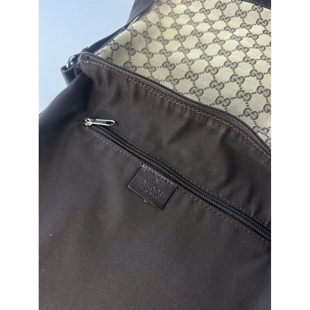 Gucci Jackie Vintage Beige Cotton Handbag Size ONE SIZE - 3 Thumbnail