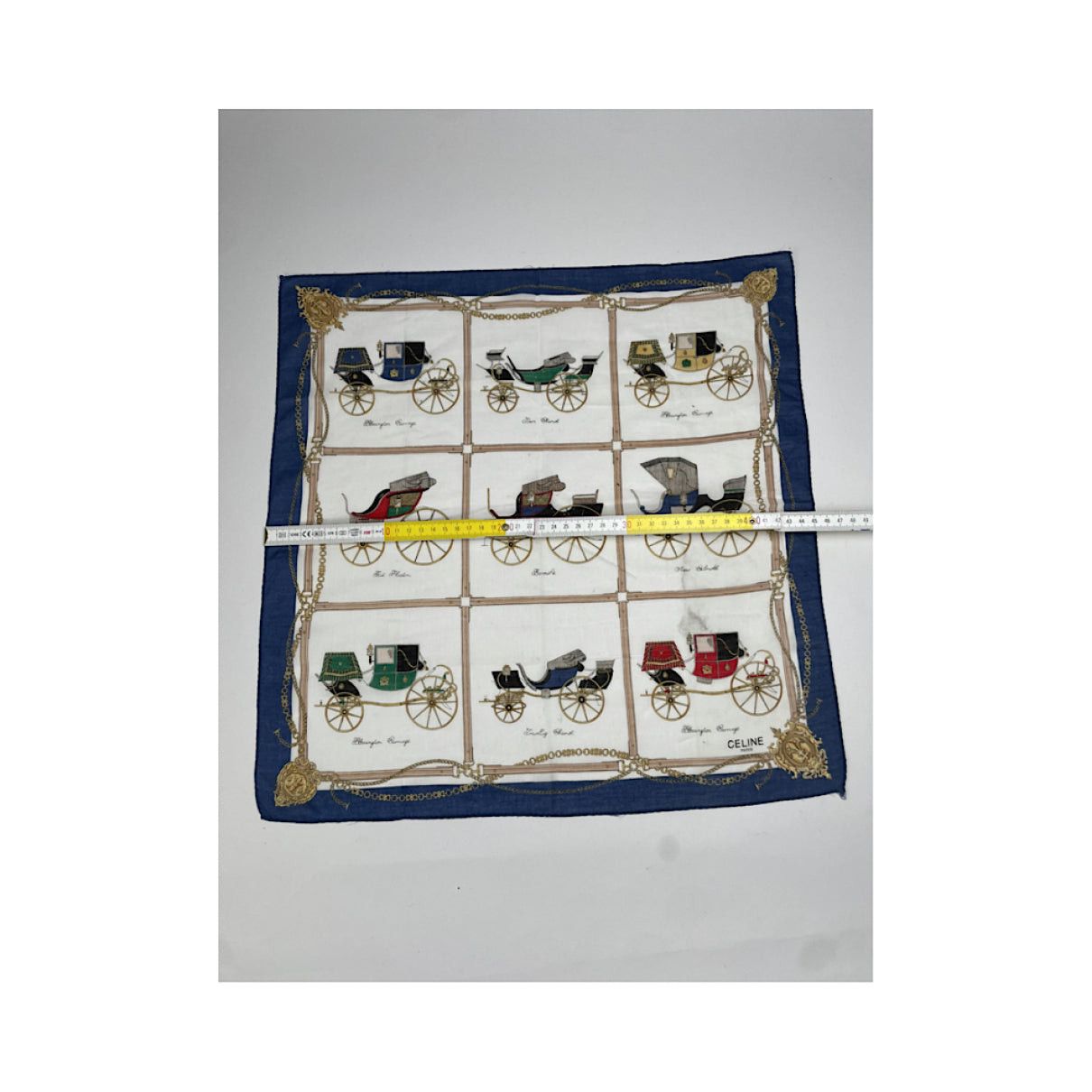 Celine Multicolour Silk Silk Handkerchief Size ONE SIZE - 5 Thumbnail