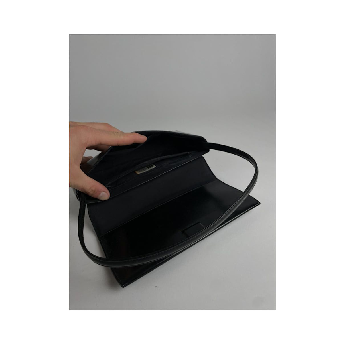 Givenchy Whip Black Patent Leather Handbag Size ONE SIZE - 5 Thumbnail