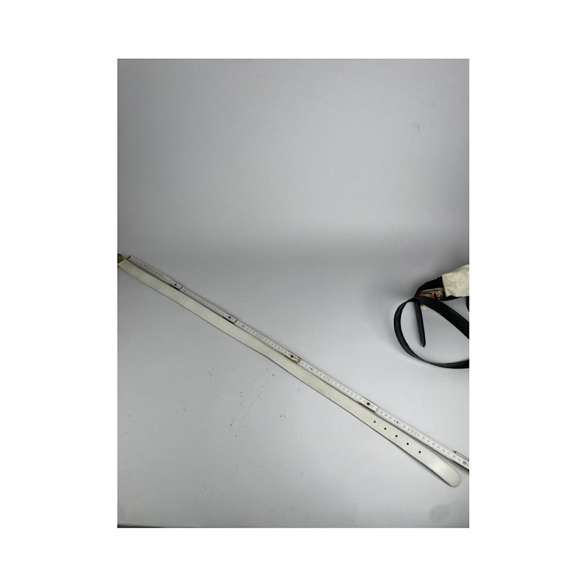 Bally White Leather Belt Size ONE SIZE - 3 Thumbnail