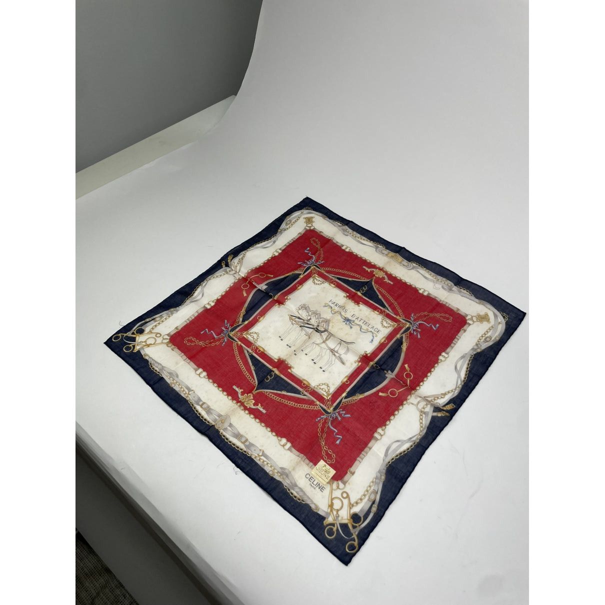 Celine Multicolour Silk Scarf Size ONE SIZE - 5 Thumbnail