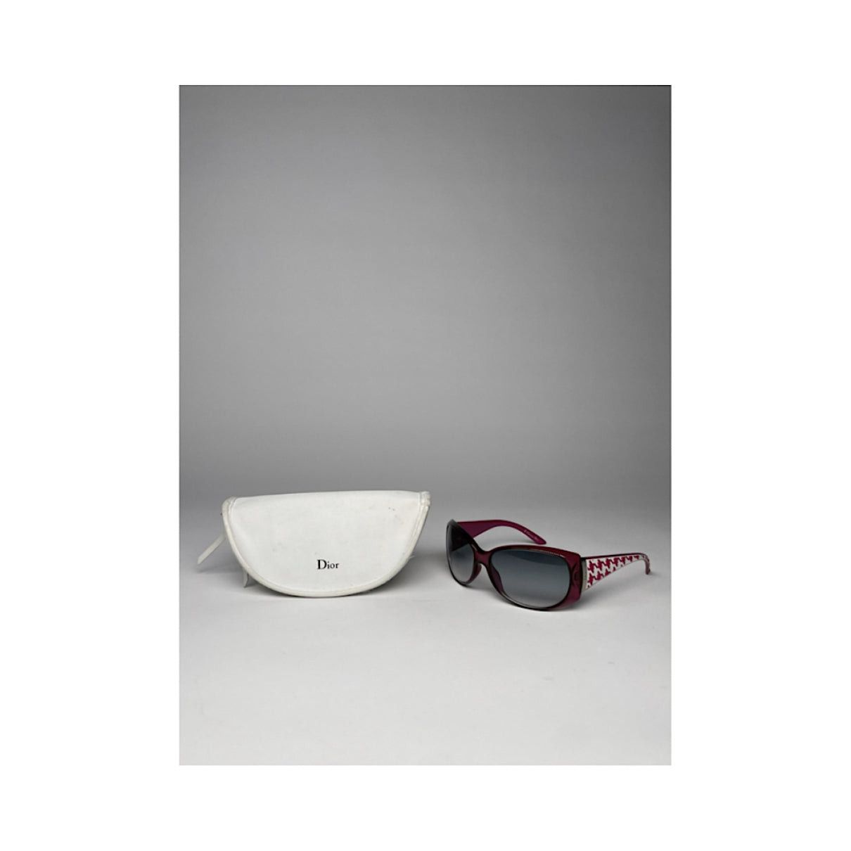 Dior Pink Plastic Sunglasses Size ONE SIZE - 2 Thumbnail