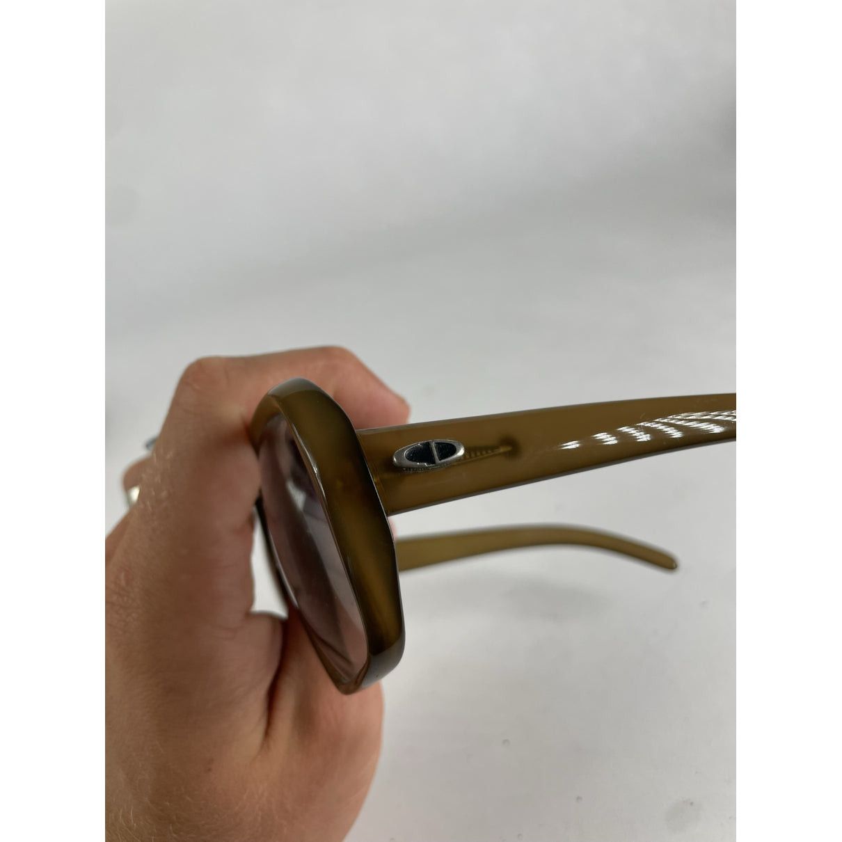 Dior Khaki Plastic Sunglasses Size ONE SIZE - 2 Thumbnail