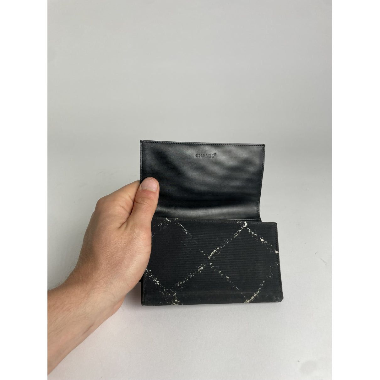 Chanel Cambon Black Cotton Wallet Size ONE SIZE - 3 Thumbnail