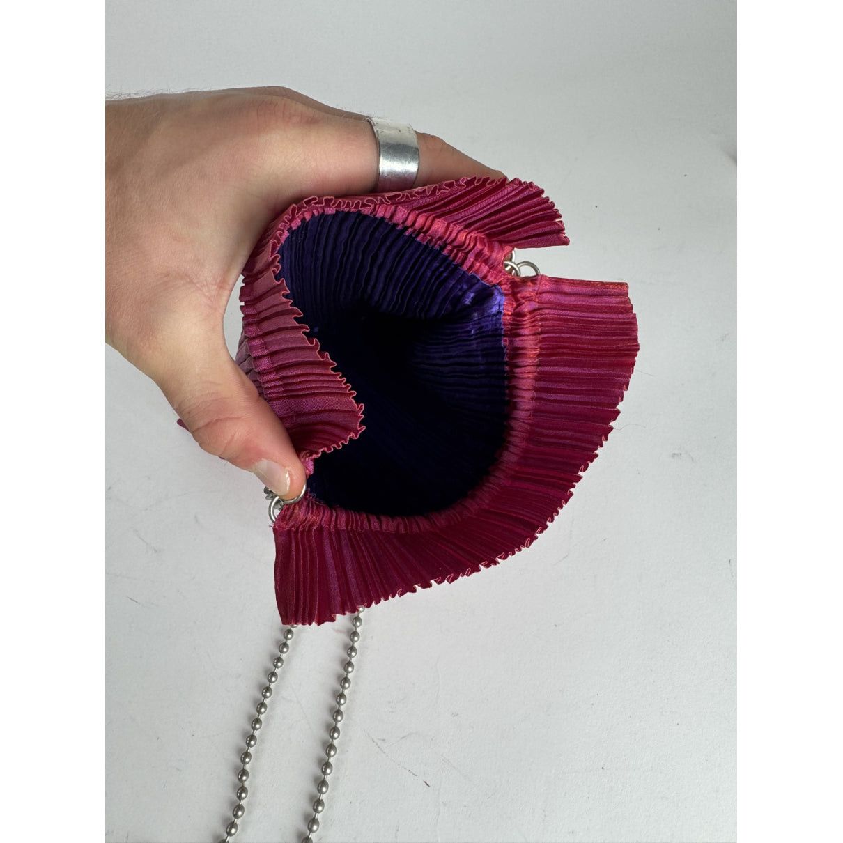 Other Pleats Please Red Polyester Handbag Size ONE SIZE - 3 Thumbnail