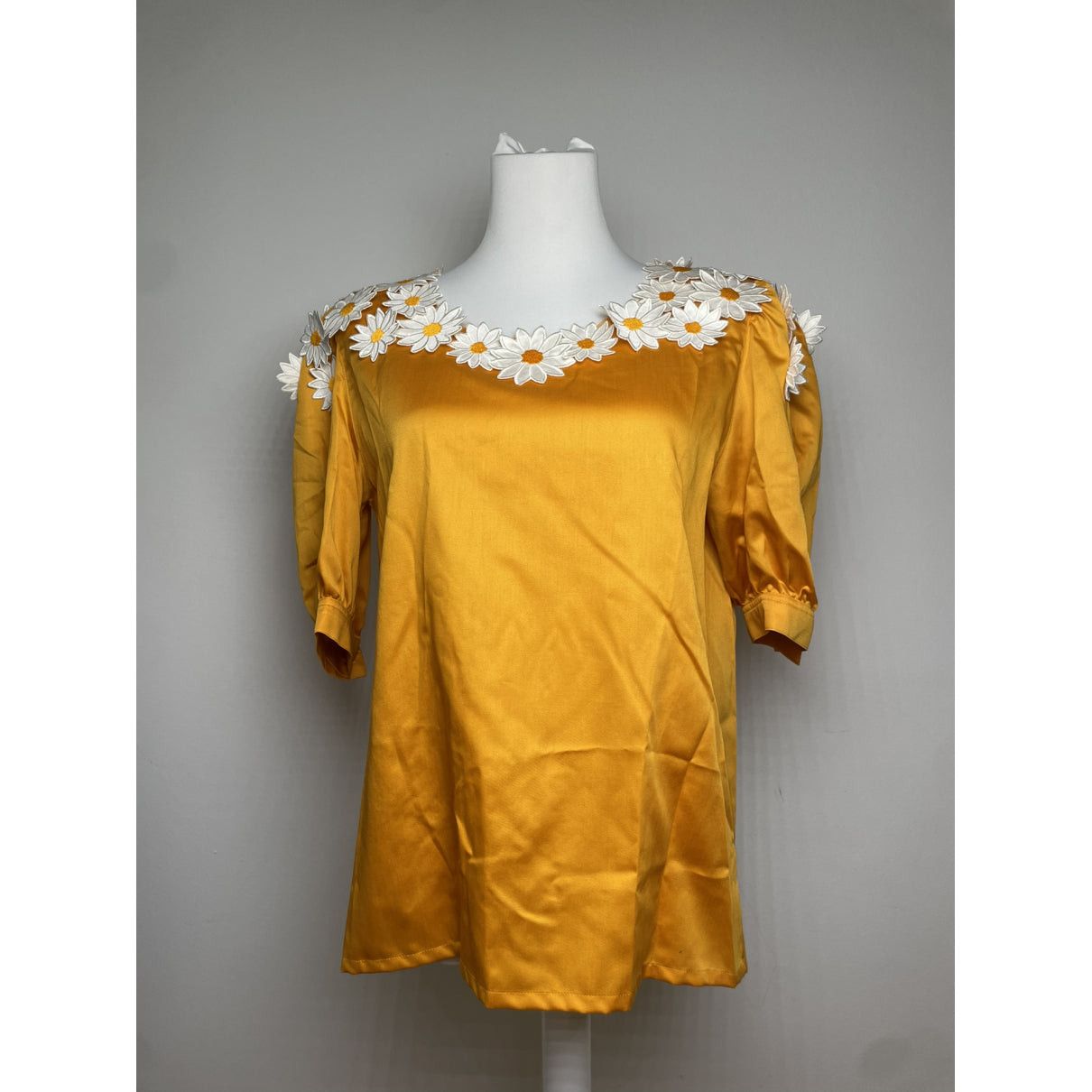 Dior J'A8 Orange Silk Top Size M / US 6-8 / IT 42-44 - 3 Thumbnail