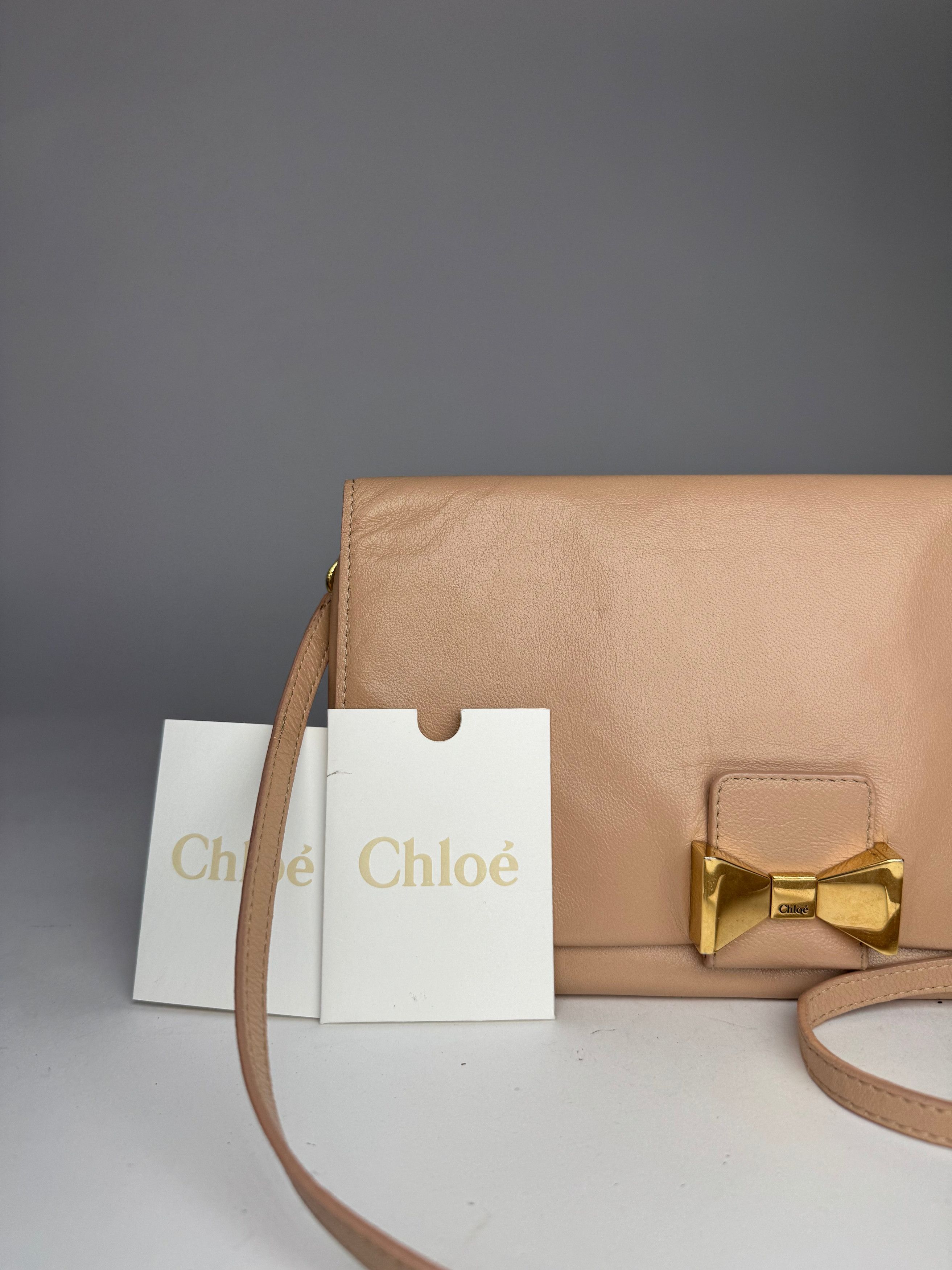 Chloe Vintage Leather Shoulder Bag Rose Size ONE SIZE - 3 Thumbnail
