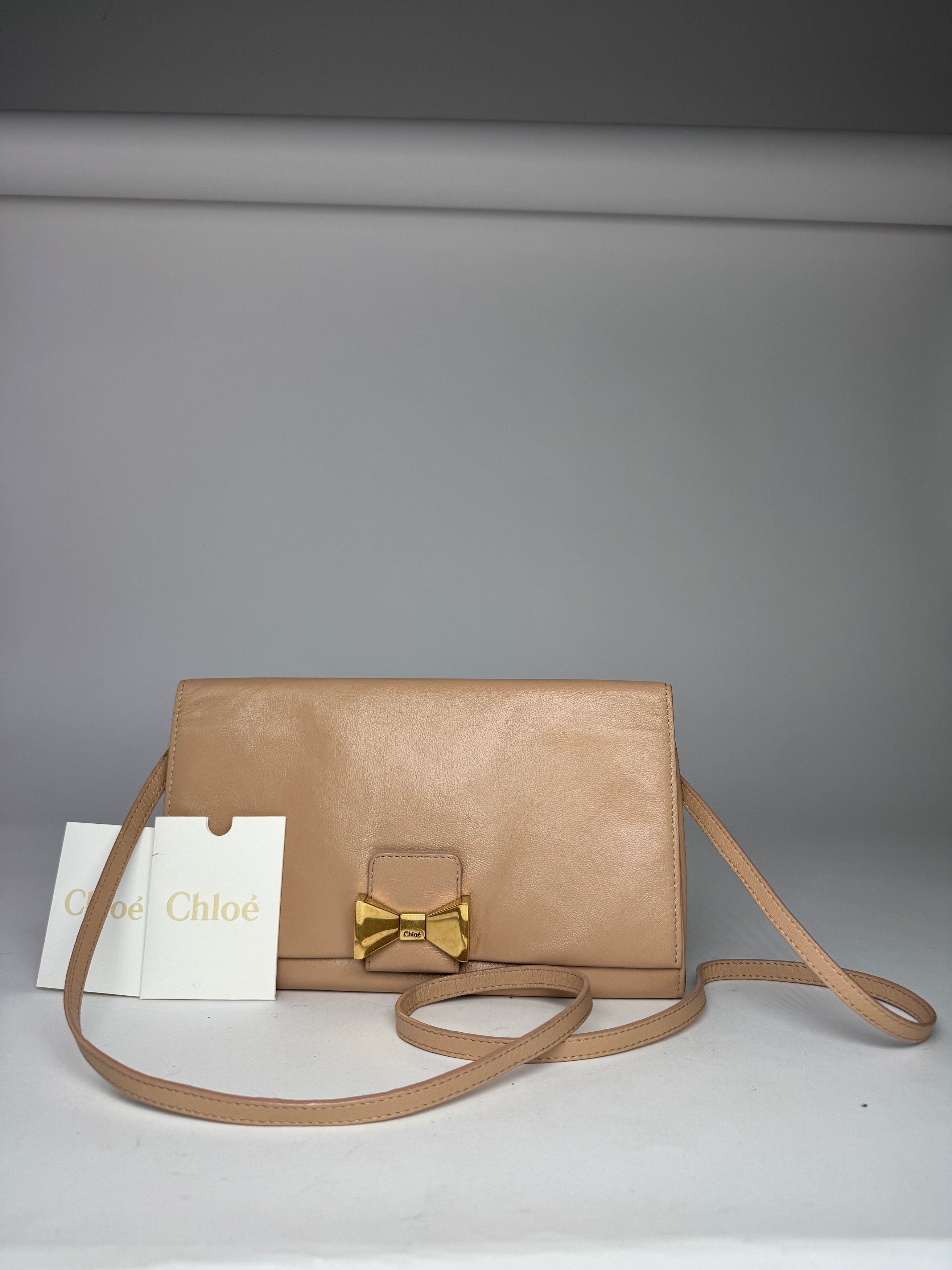Chloe Vintage Leather Shoulder Bag Rose Size ONE SIZE - 12 Thumbnail