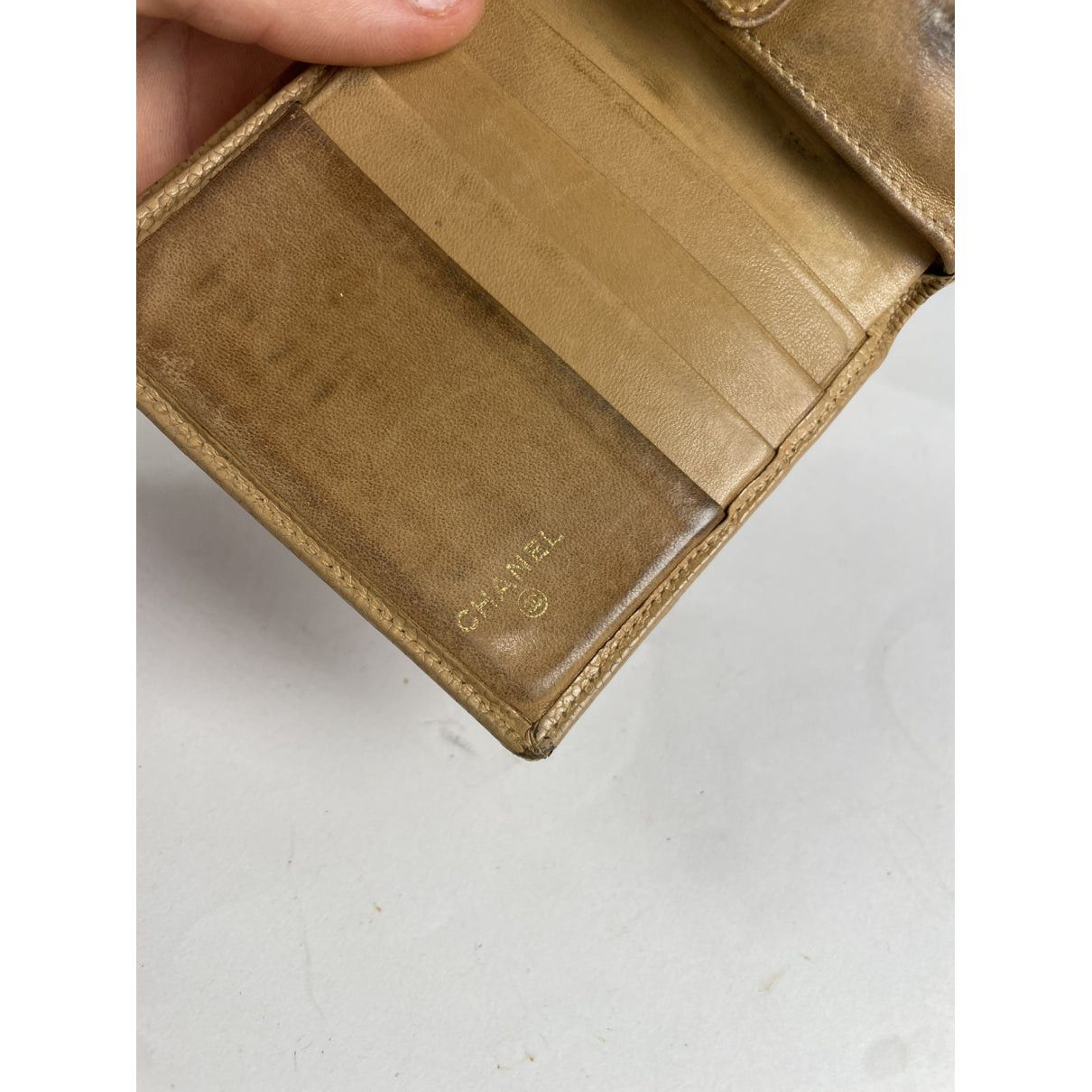 Chanel Cambon Beige Leather Wallet Size ONE SIZE - 5 Thumbnail