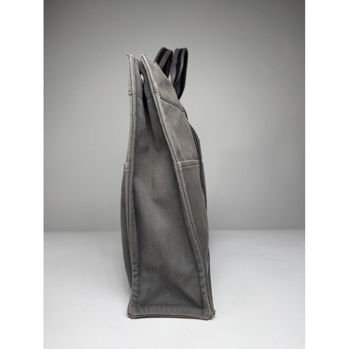 Other Hermès Grey Cotton Handbag Size ONE SIZE - 4 Thumbnail