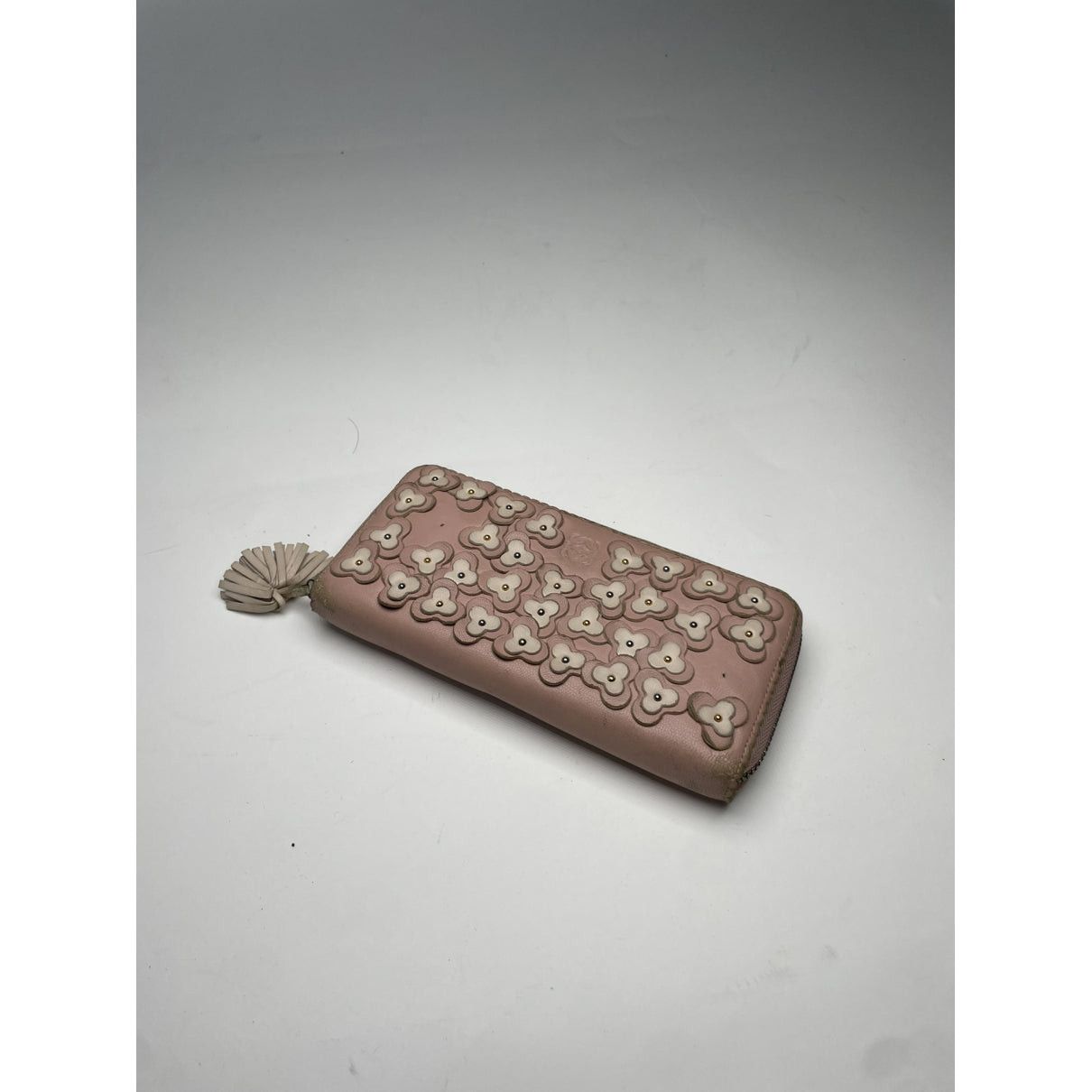 Loewe Puzzle Pink Leather Wallet Size ONE SIZE - 4 Thumbnail