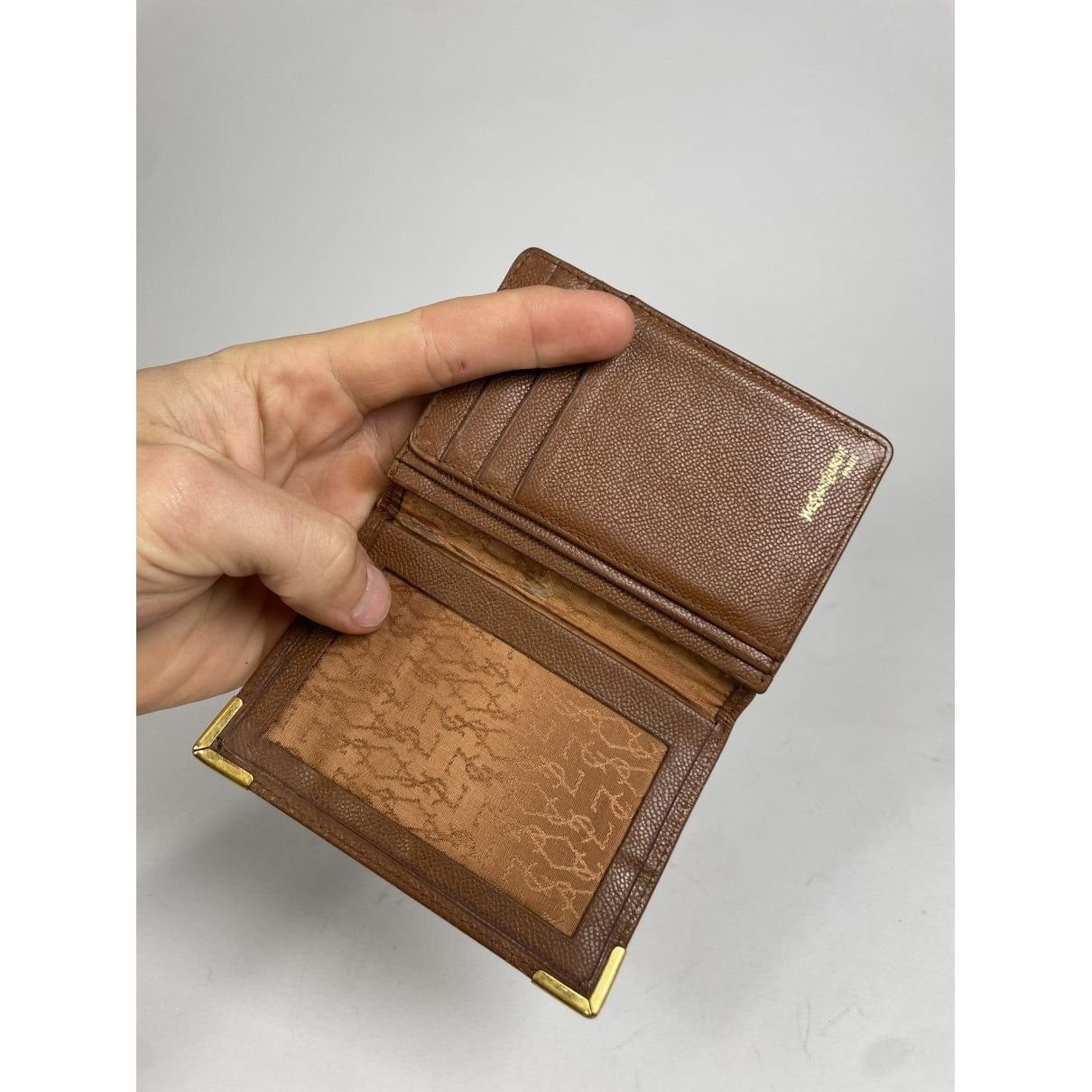 Yves Saint Laurent Brown Leather Purse Size ONE SIZE - 4 Thumbnail