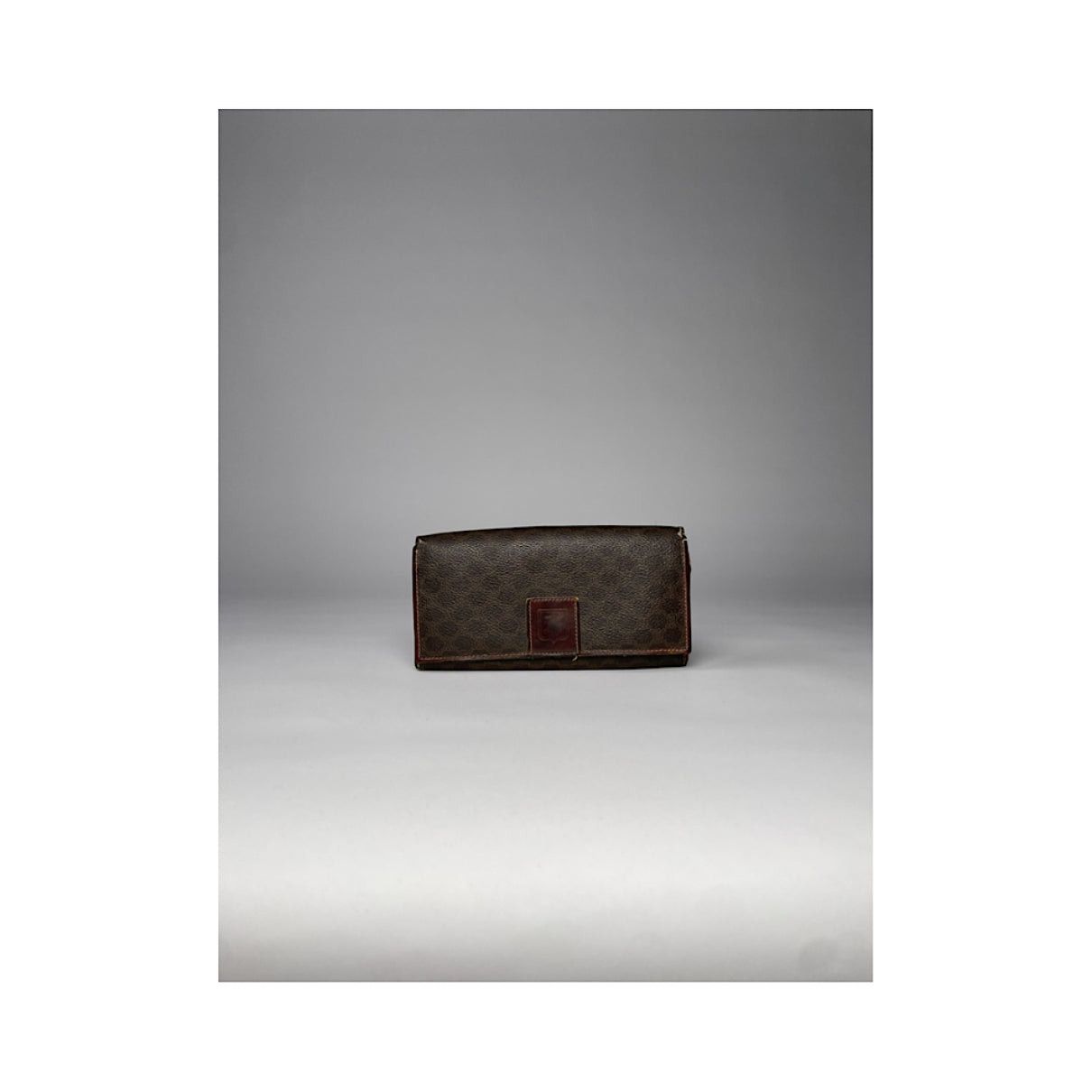 Celine Triomphe Brown Leather Wallet Size ONE SIZE - 3 Thumbnail