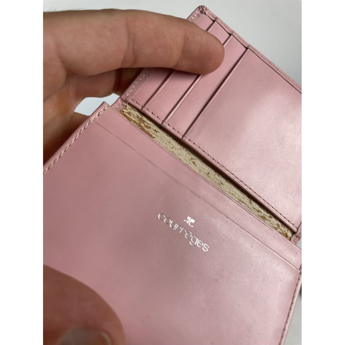 Courreges Courrèges Pink Leather Purse Size ONE SIZE - 4 Thumbnail