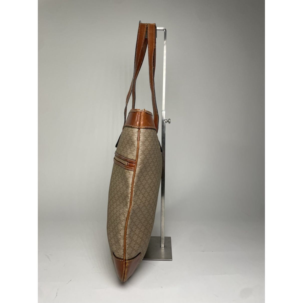 Celine Beige Leather Handbag Size ONE SIZE - 4 Thumbnail