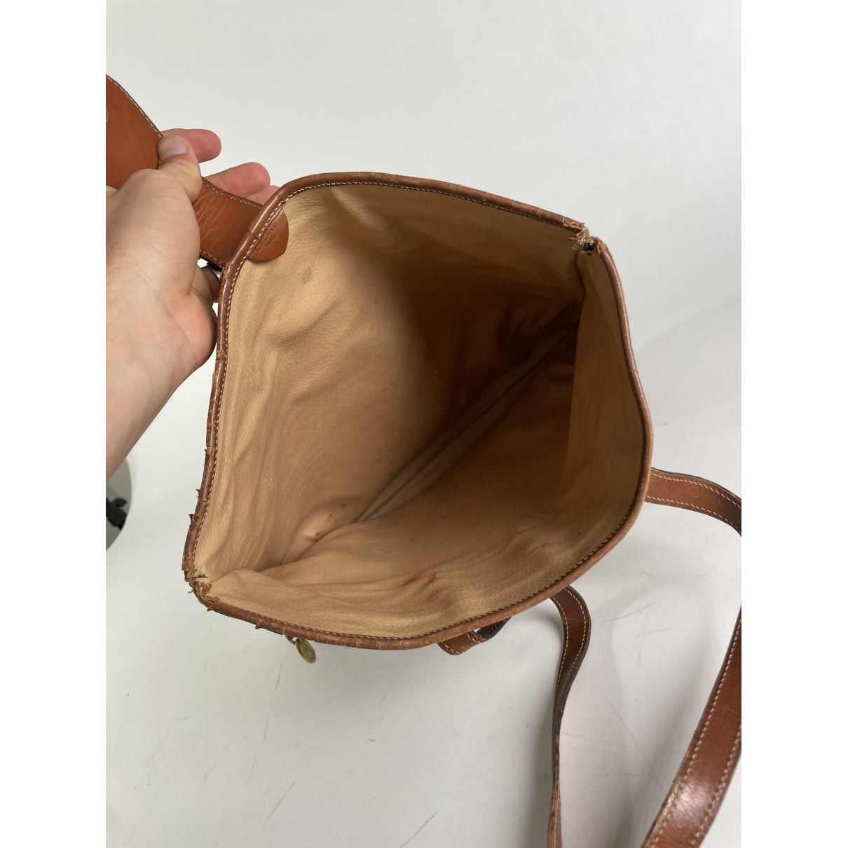 Celine Beige Leather Handbag Size ONE SIZE - 2 Thumbnail