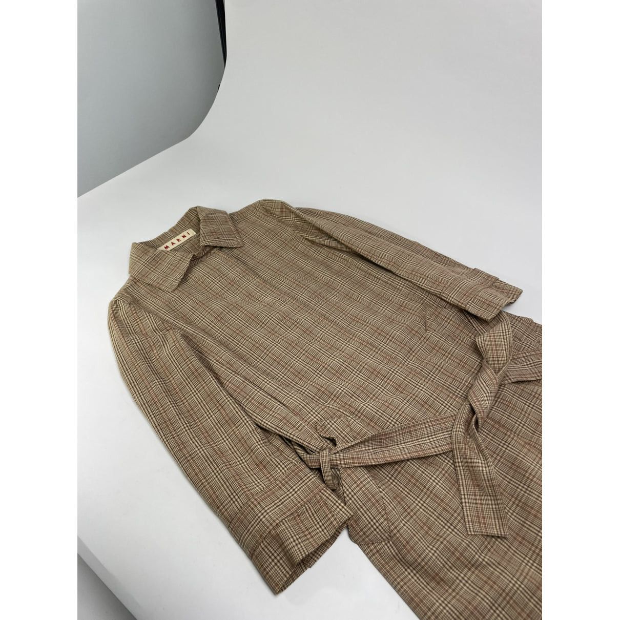 Marni Beige Cotton Trench Coat Size M / US 6-8 / IT 42-44 - 2 Thumbnail