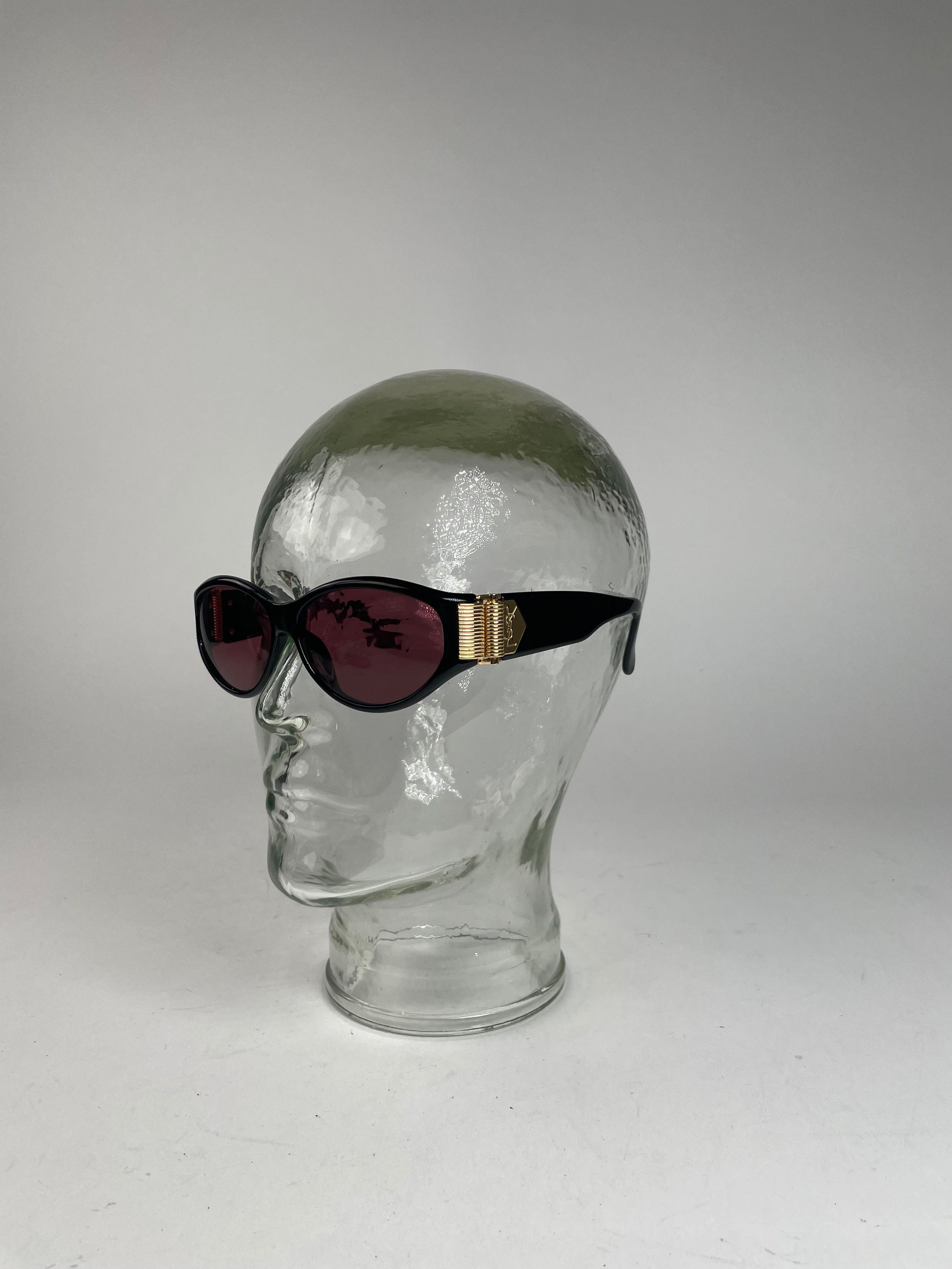 Other Vintage Yves Saint Laurent Sunglasses Purple Size ONE SIZE - 3 Thumbnail