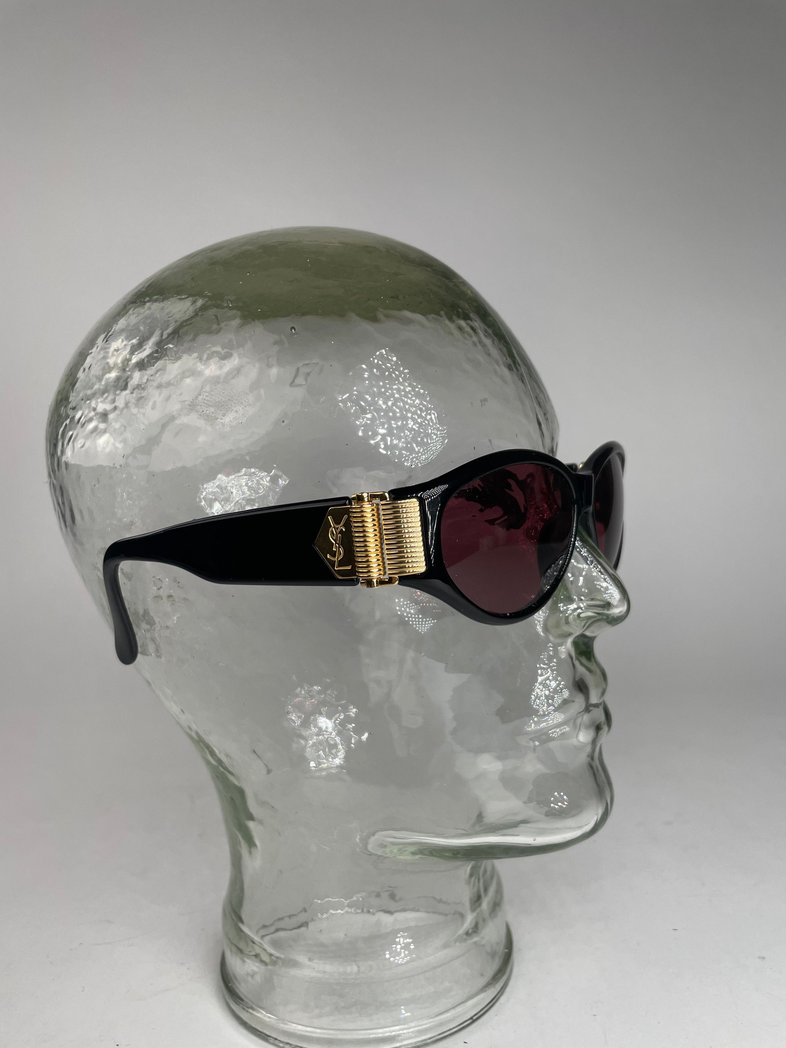 Other Vintage Yves Saint Laurent Sunglasses Purple Size ONE SIZE - 2 Thumbnail