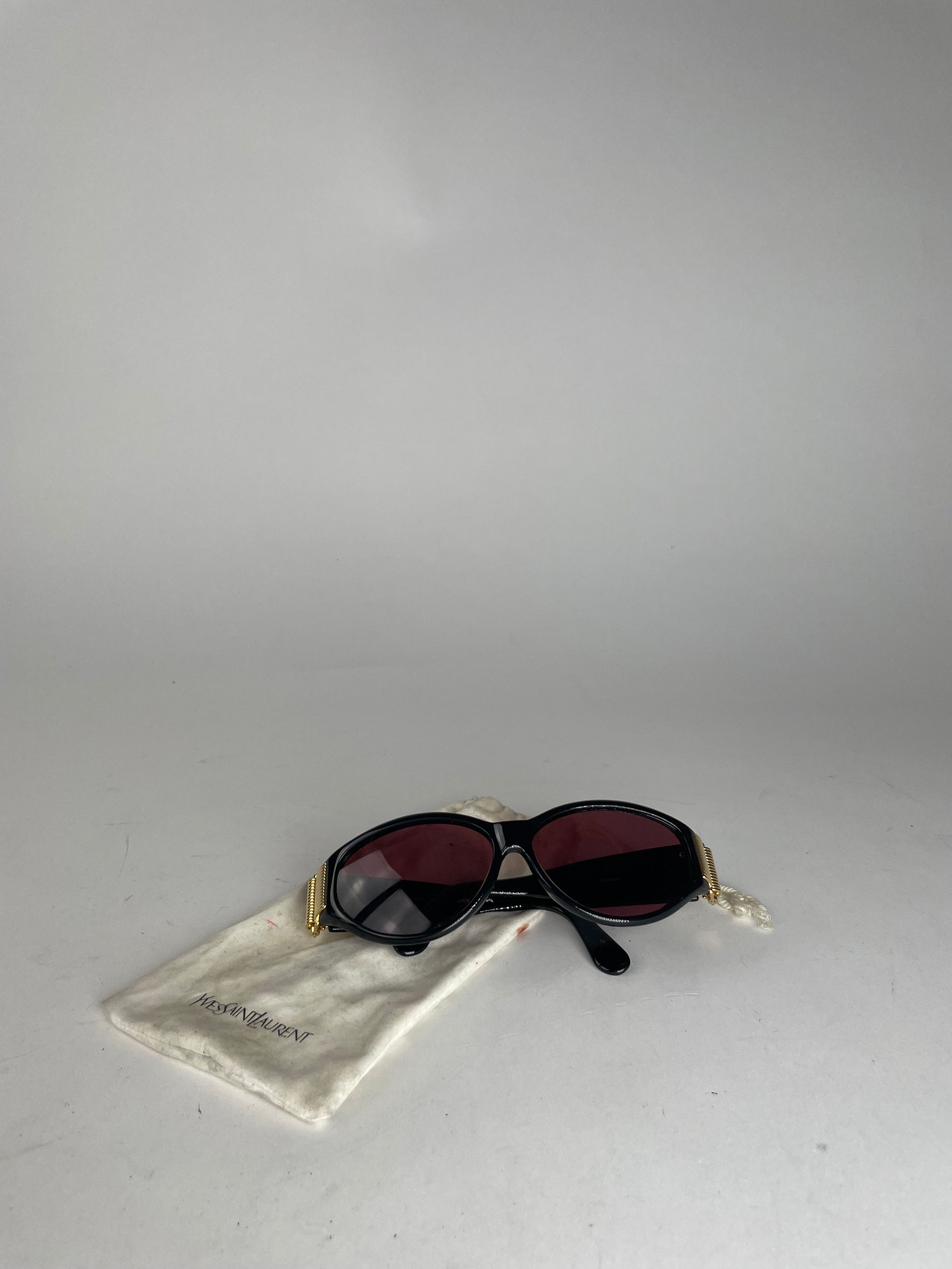 Other Vintage Yves Saint Laurent Sunglasses Purple Size ONE SIZE - 13 Thumbnail