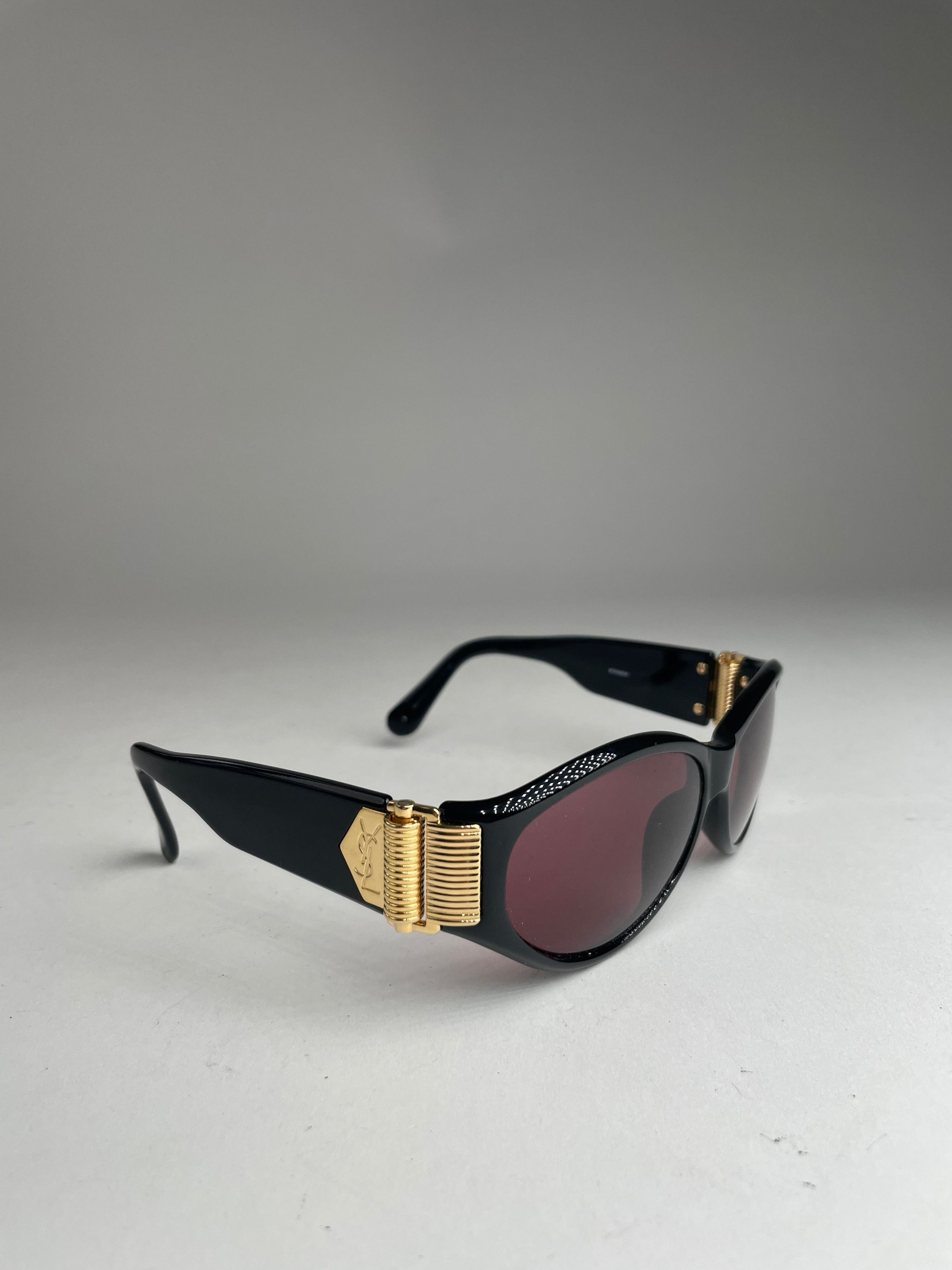 Other Vintage Yves Saint Laurent Sunglasses Purple Size ONE SIZE - 7 Thumbnail