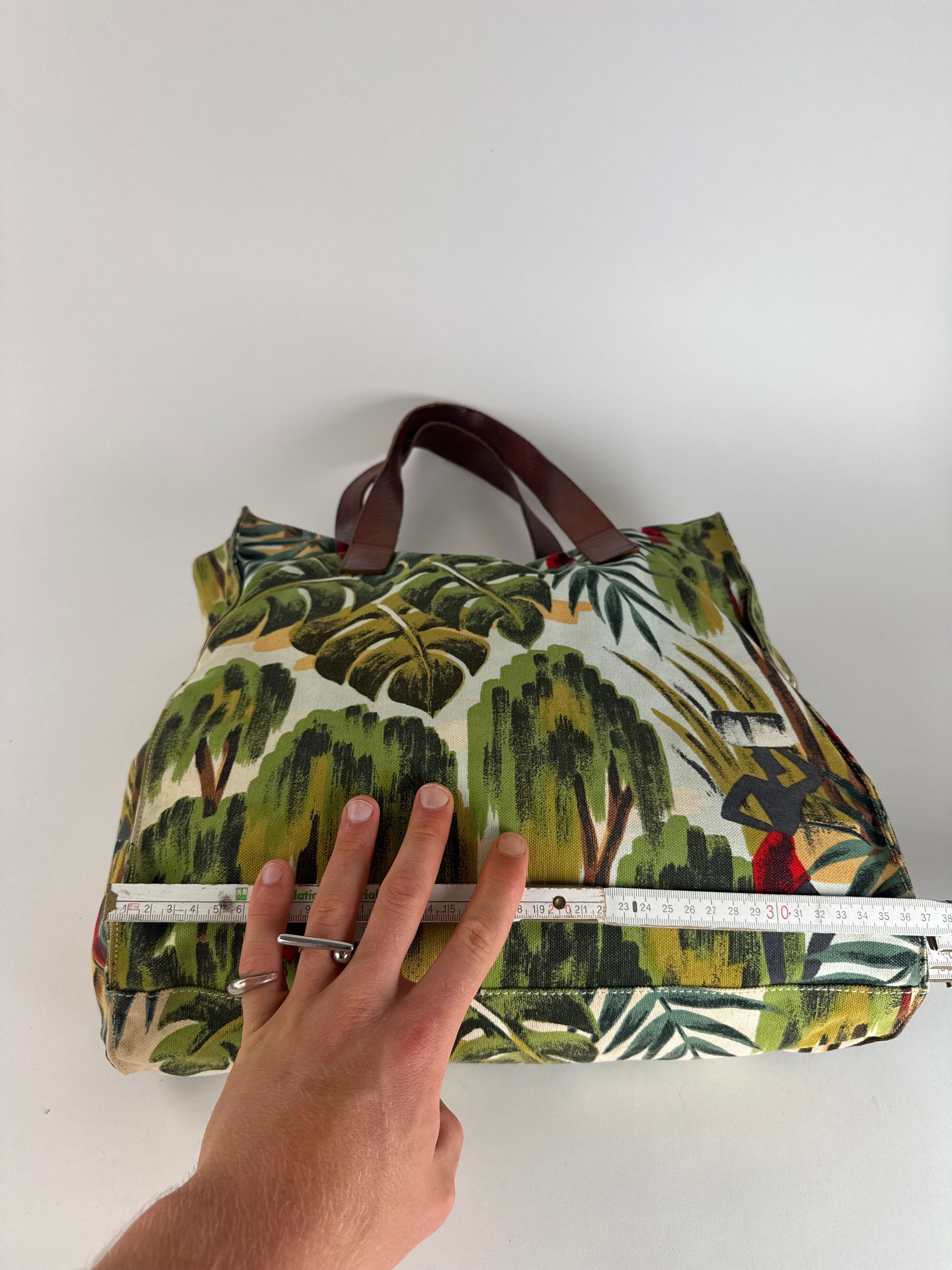 Marni Vintage Canvas Floral Shopper Bag Size ONE SIZE - 12 Thumbnail