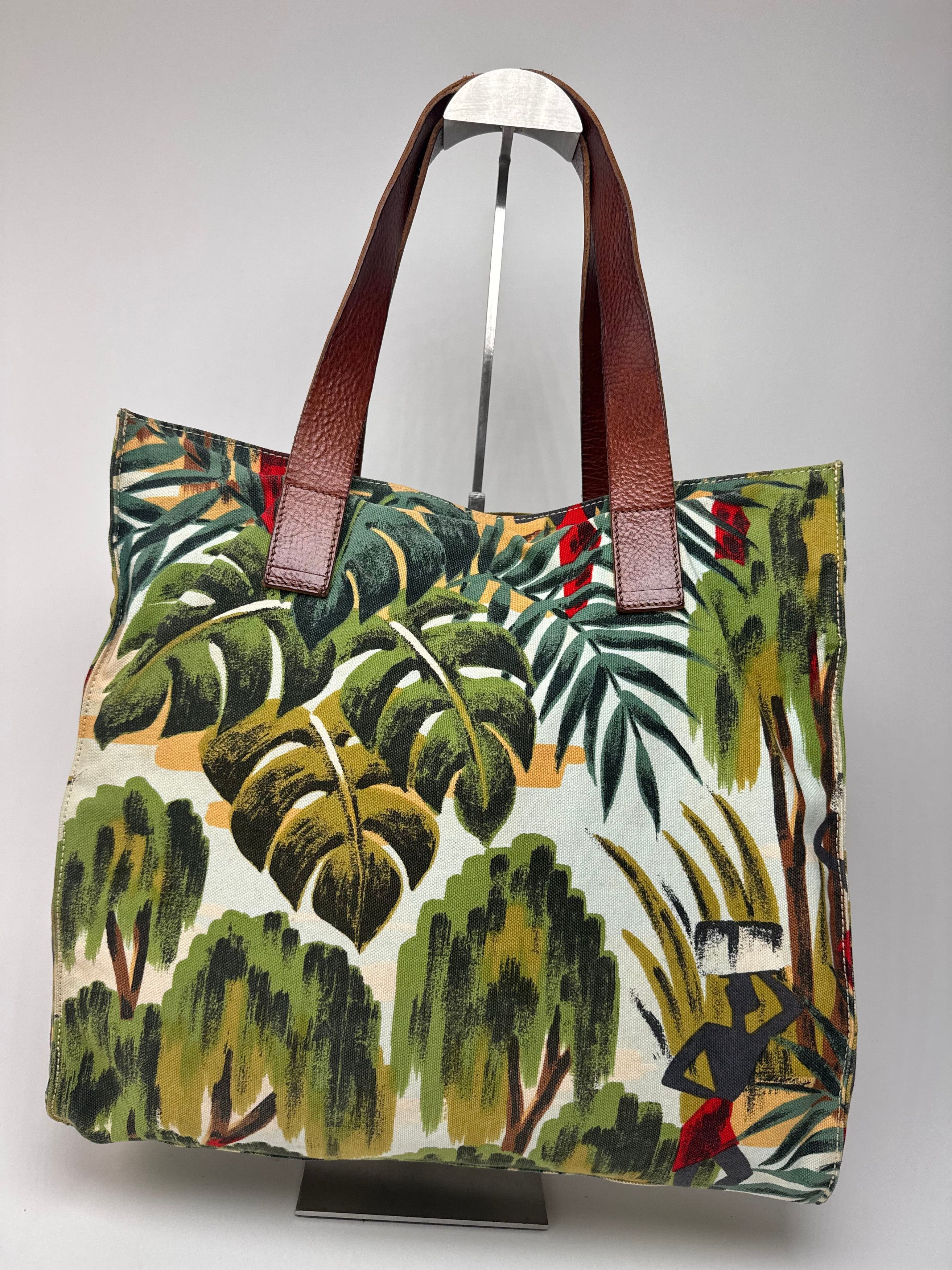 Marni Vintage Canvas Floral Shopper Bag Size ONE SIZE - 10 Thumbnail
