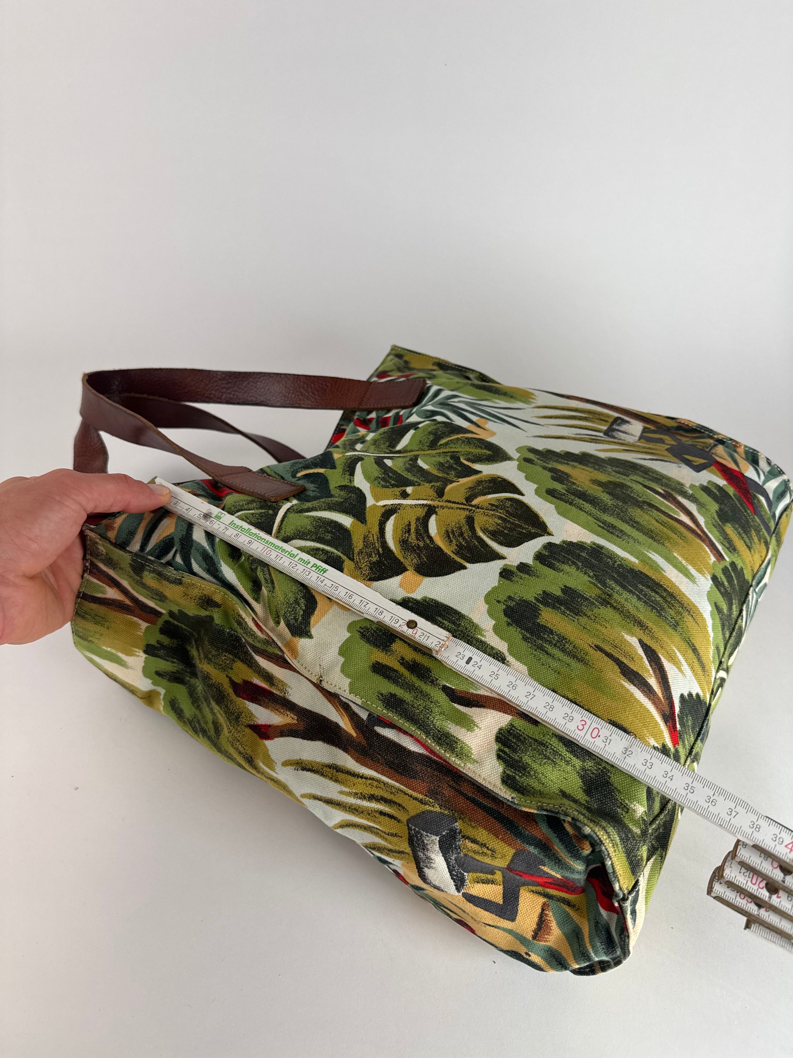 Marni Vintage Canvas Floral Shopper Bag Size ONE SIZE - 11 Thumbnail