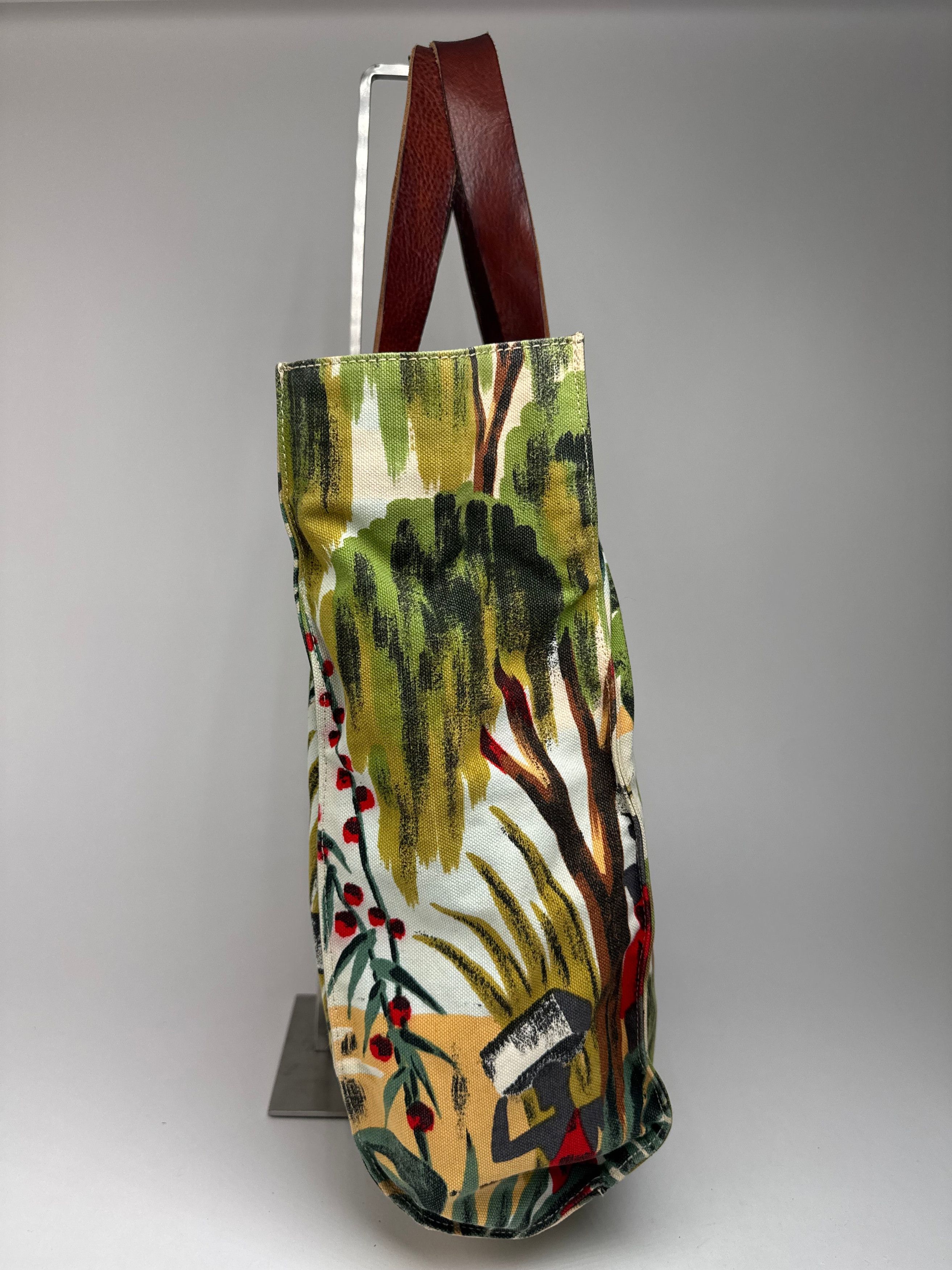 Marni Vintage Canvas Floral Shopper Bag Size ONE SIZE - 3 Thumbnail