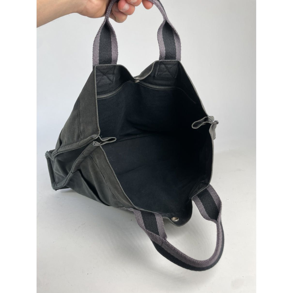Other Hermès Black Cotton Handbag Size ONE SIZE - 2 Thumbnail