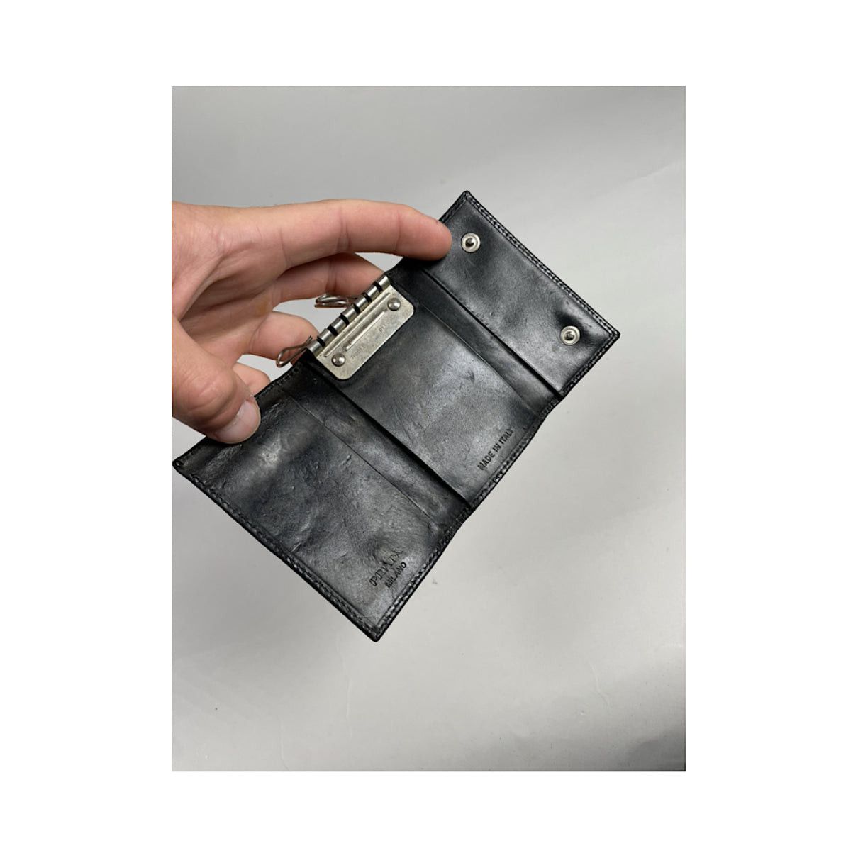 Prada Black Leather Purse Size ONE SIZE - 5 Thumbnail
