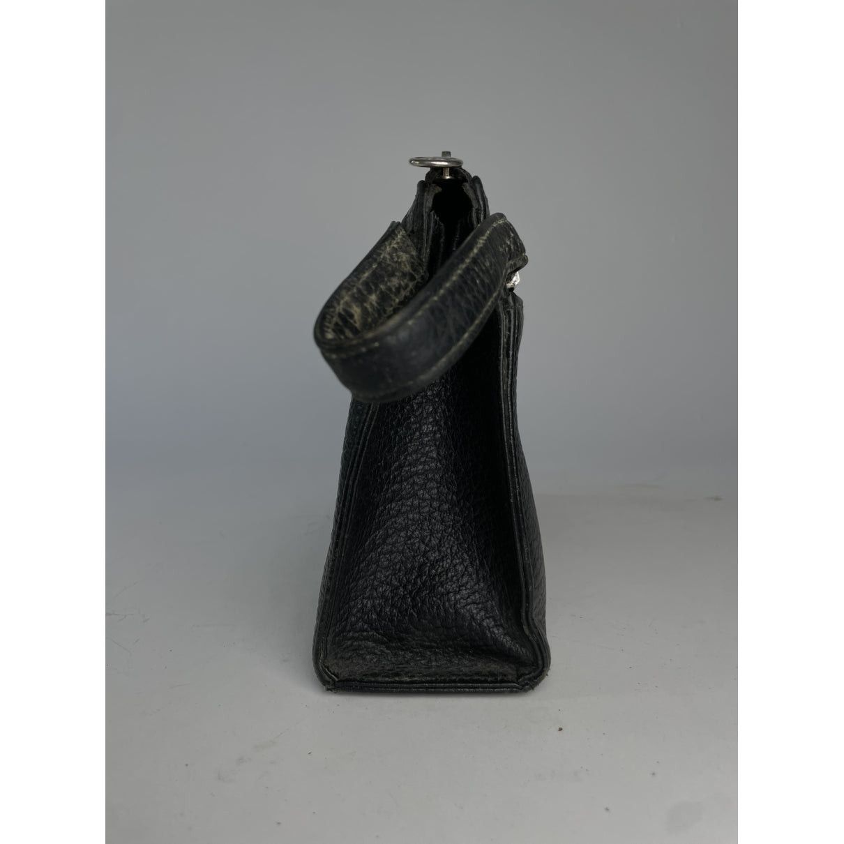 Anne Klein Black Leather Clutch Bag Size ONE SIZE - 3 Thumbnail