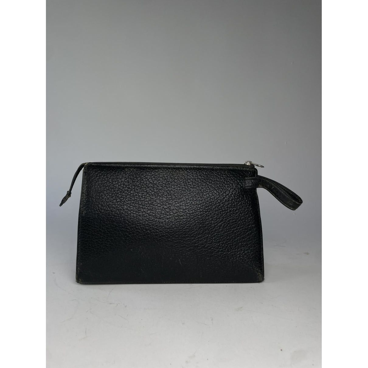 Anne Klein Black Leather Clutch Bag Size ONE SIZE - 4 Thumbnail