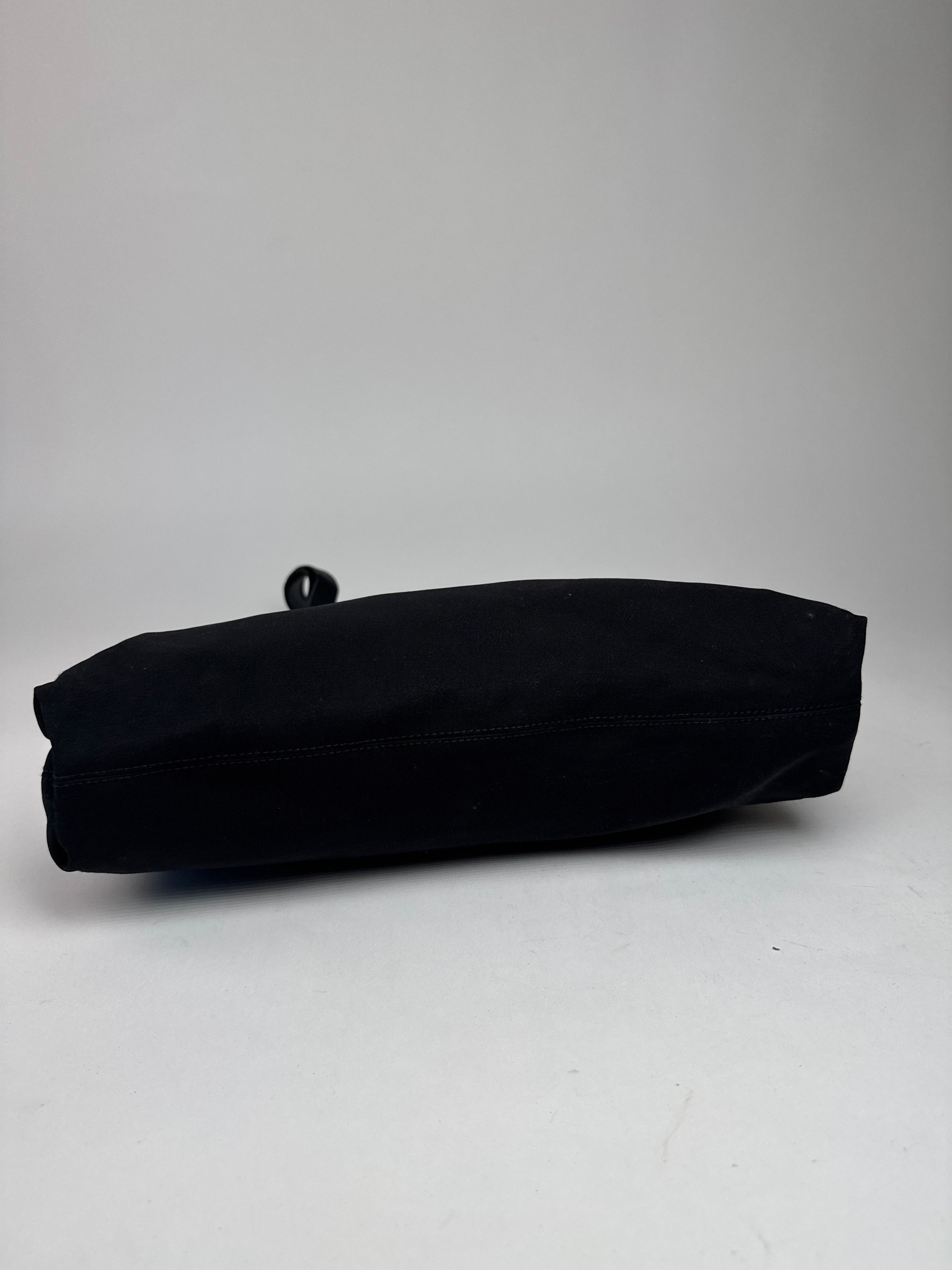 Salvatore Ferragamo Vintage Leather / Canvas Bag Black Size ONE SIZE - 8 Thumbnail