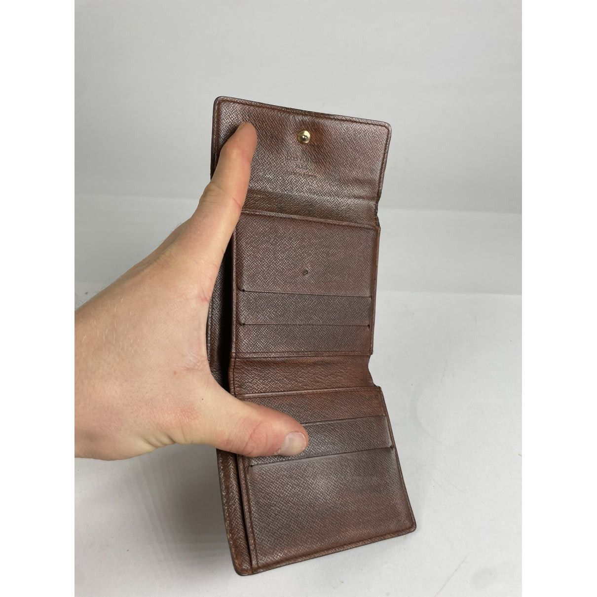 Louis Vuitton Flore Brown Leather Wallet Size ONE SIZE - 3 Thumbnail