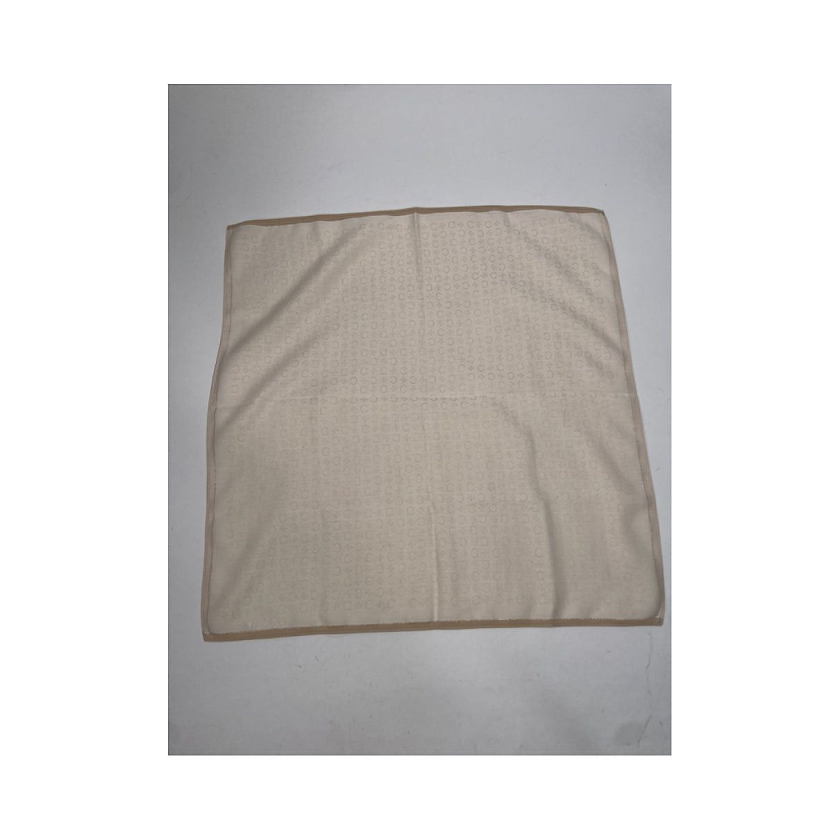 Celine Beige Silk Silk Handkerchief Size ONE SIZE - 5 Thumbnail