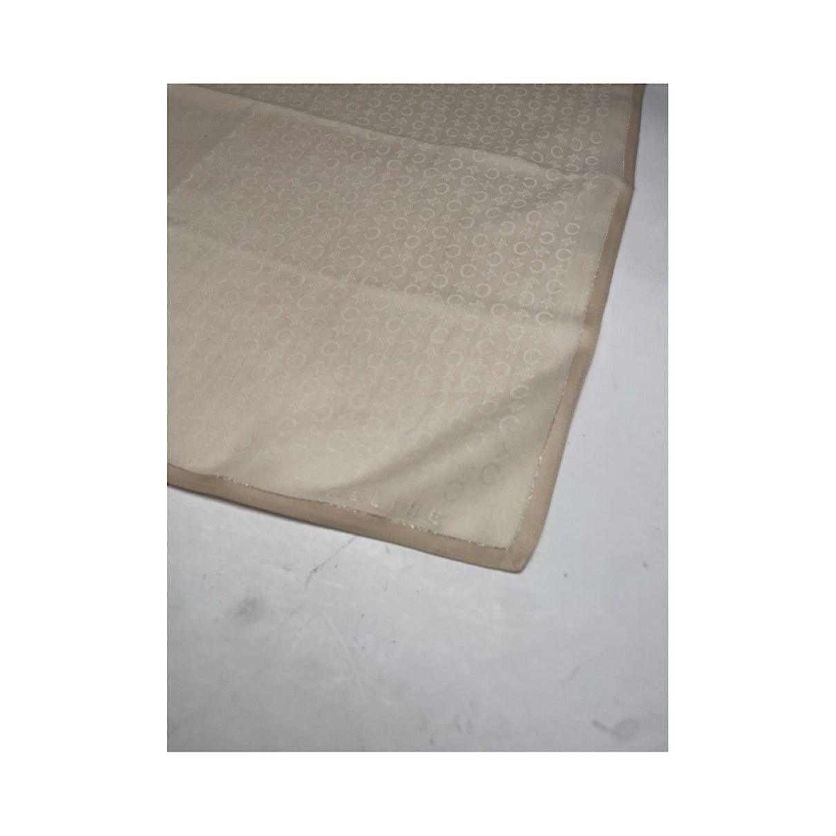 Celine Beige Silk Silk Handkerchief Size ONE SIZE - 2 Thumbnail