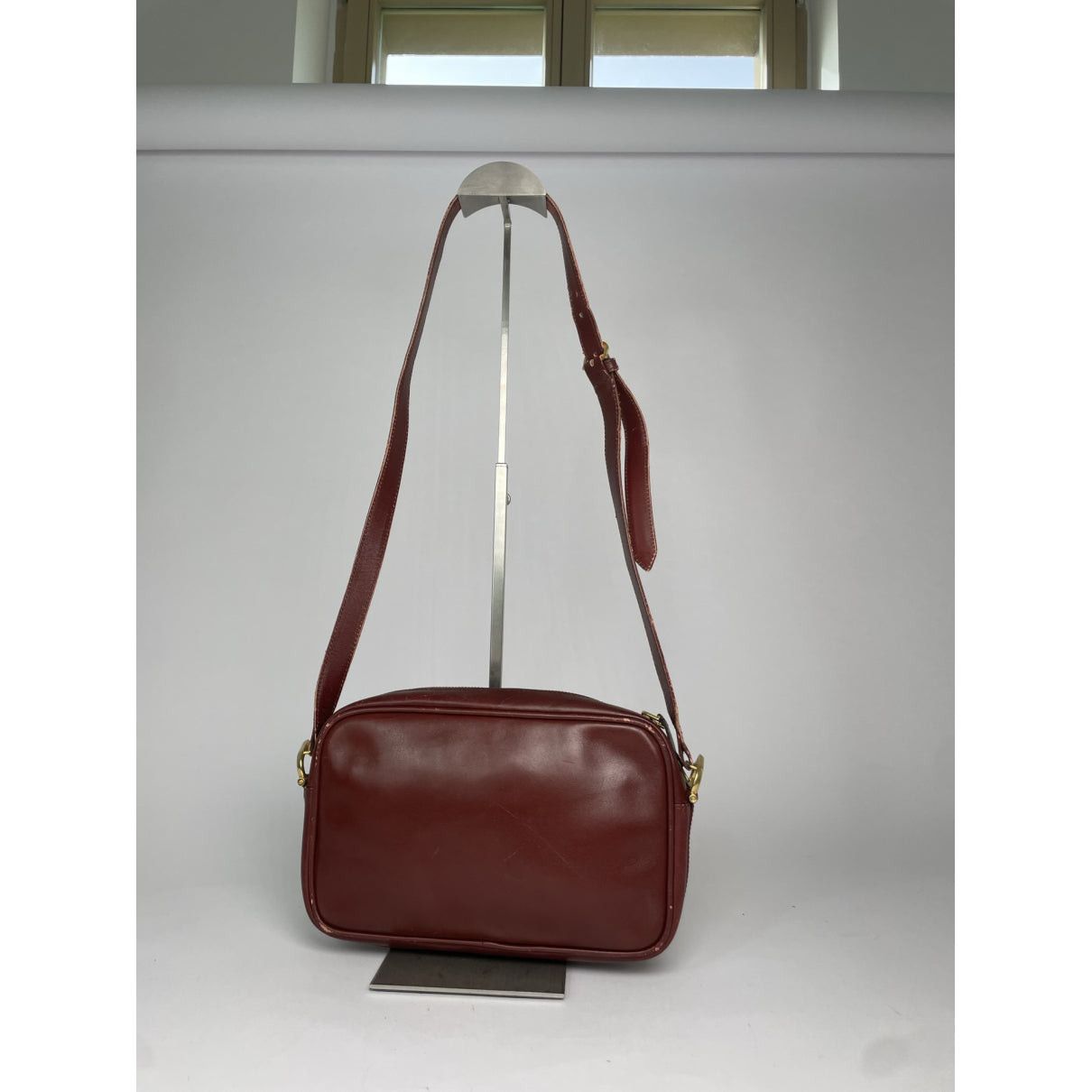 Burgundy Leather Handbag