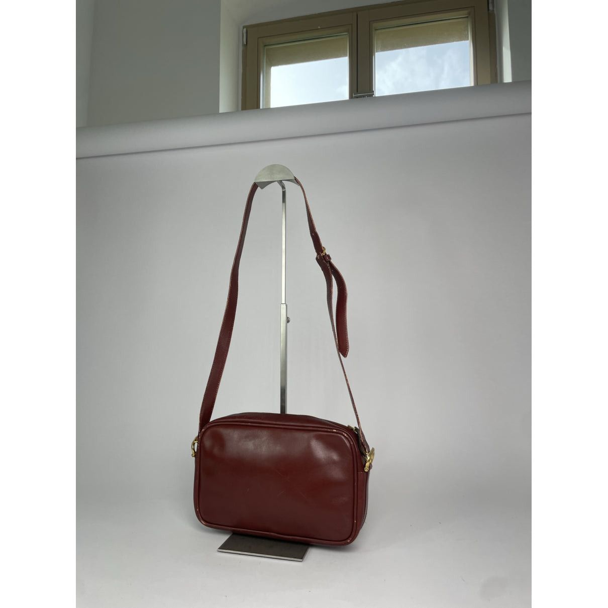 Burgundy Leather Handbag