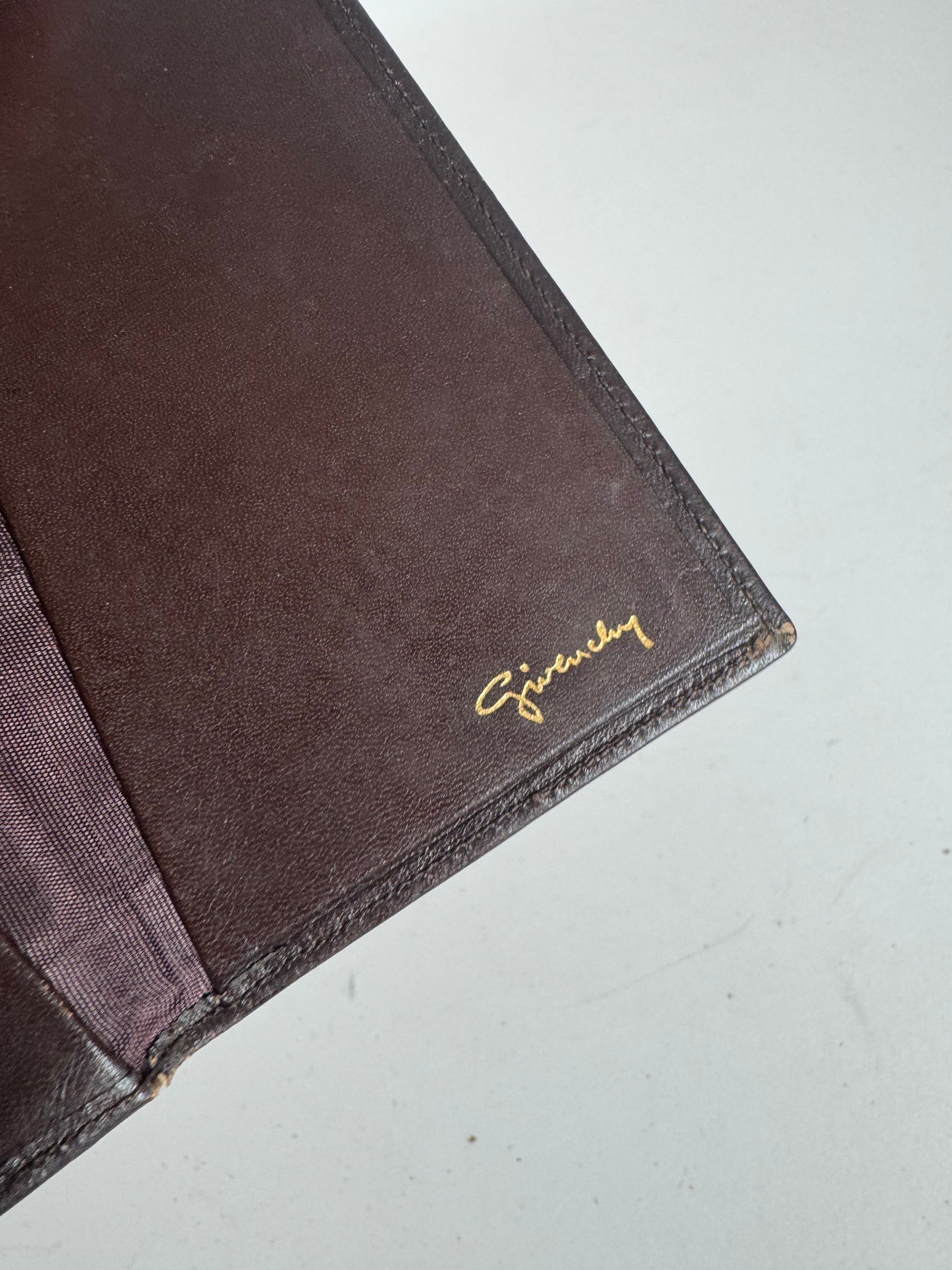 Givenchy Vintage Leather Card Holder Brown Size ONE SIZE - 5 Thumbnail