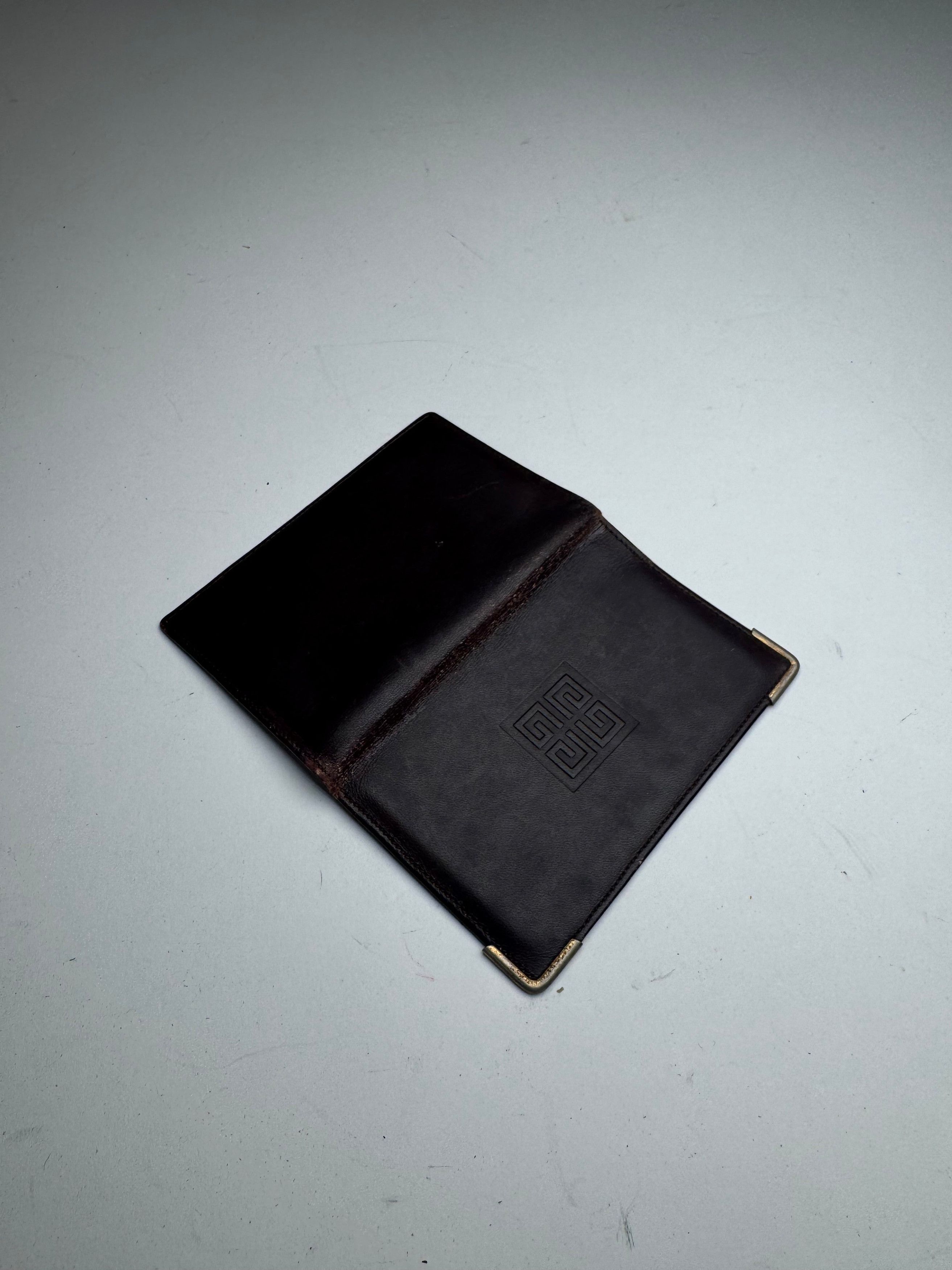 Givenchy Vintage Leather Card Holder Brown Size ONE SIZE - 7 Thumbnail
