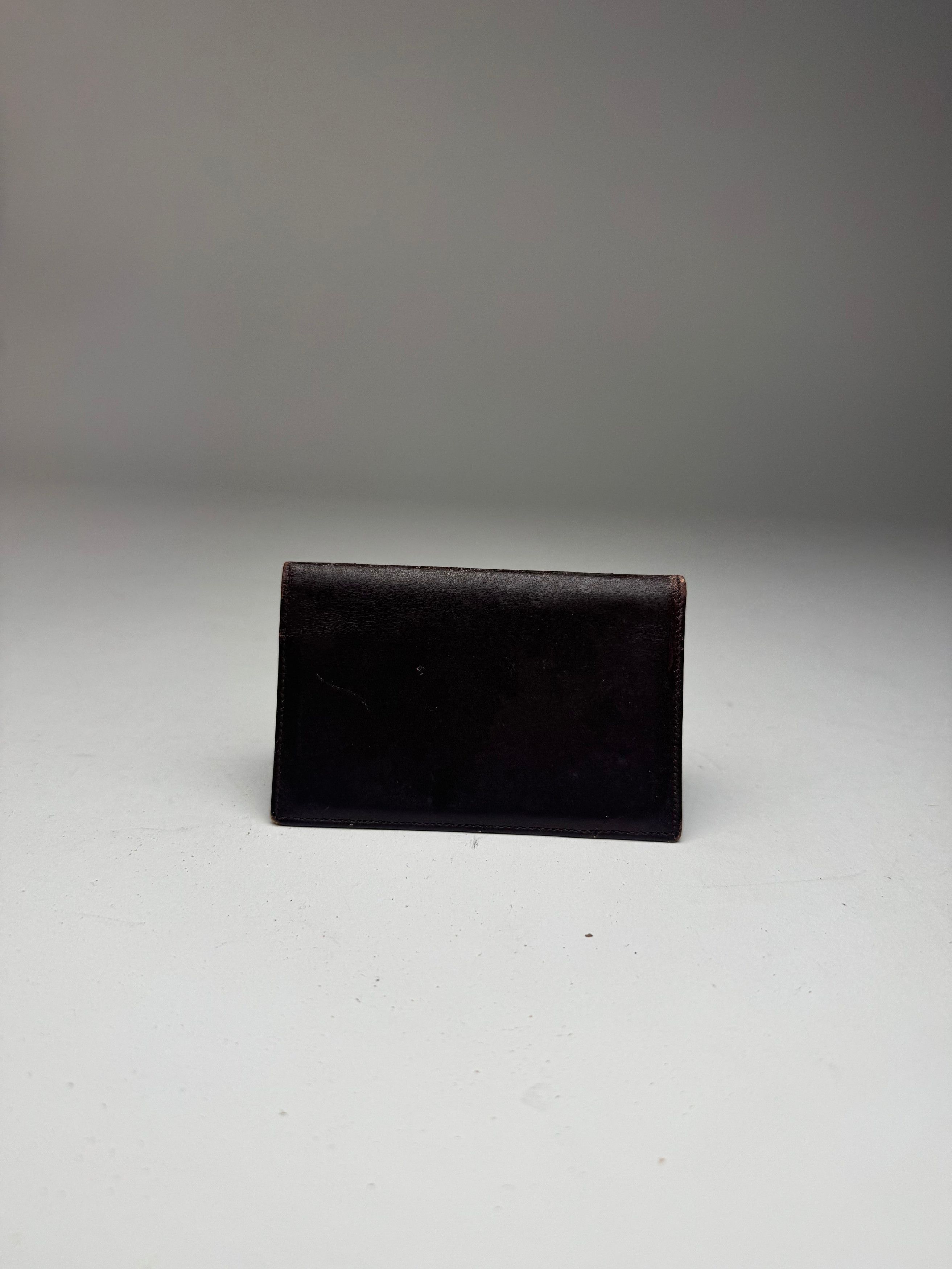 Givenchy Vintage Leather Card Holder Brown Size ONE SIZE - 3 Thumbnail