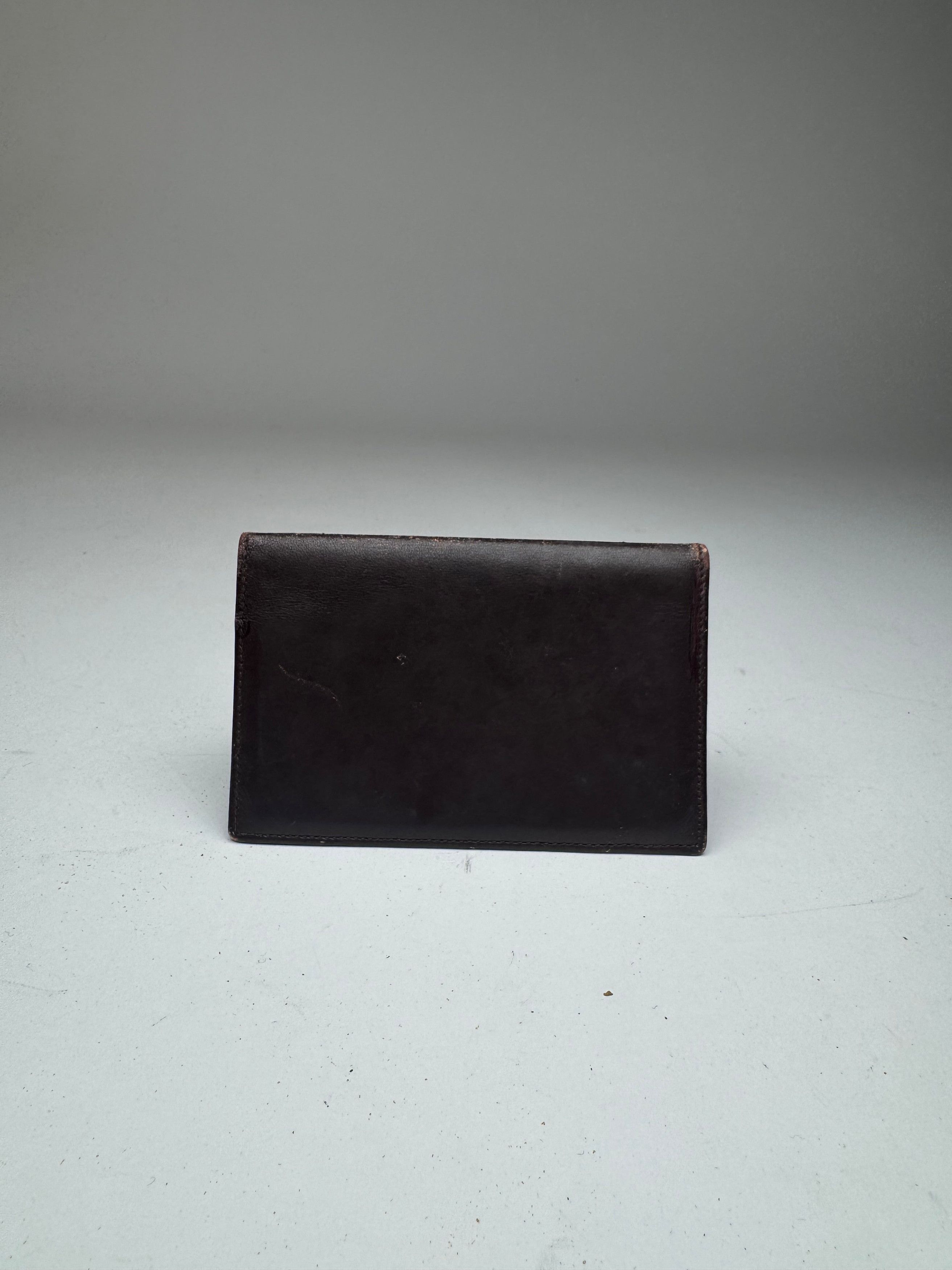 Givenchy Vintage Leather Card Holder Brown Size ONE SIZE - 10 Thumbnail
