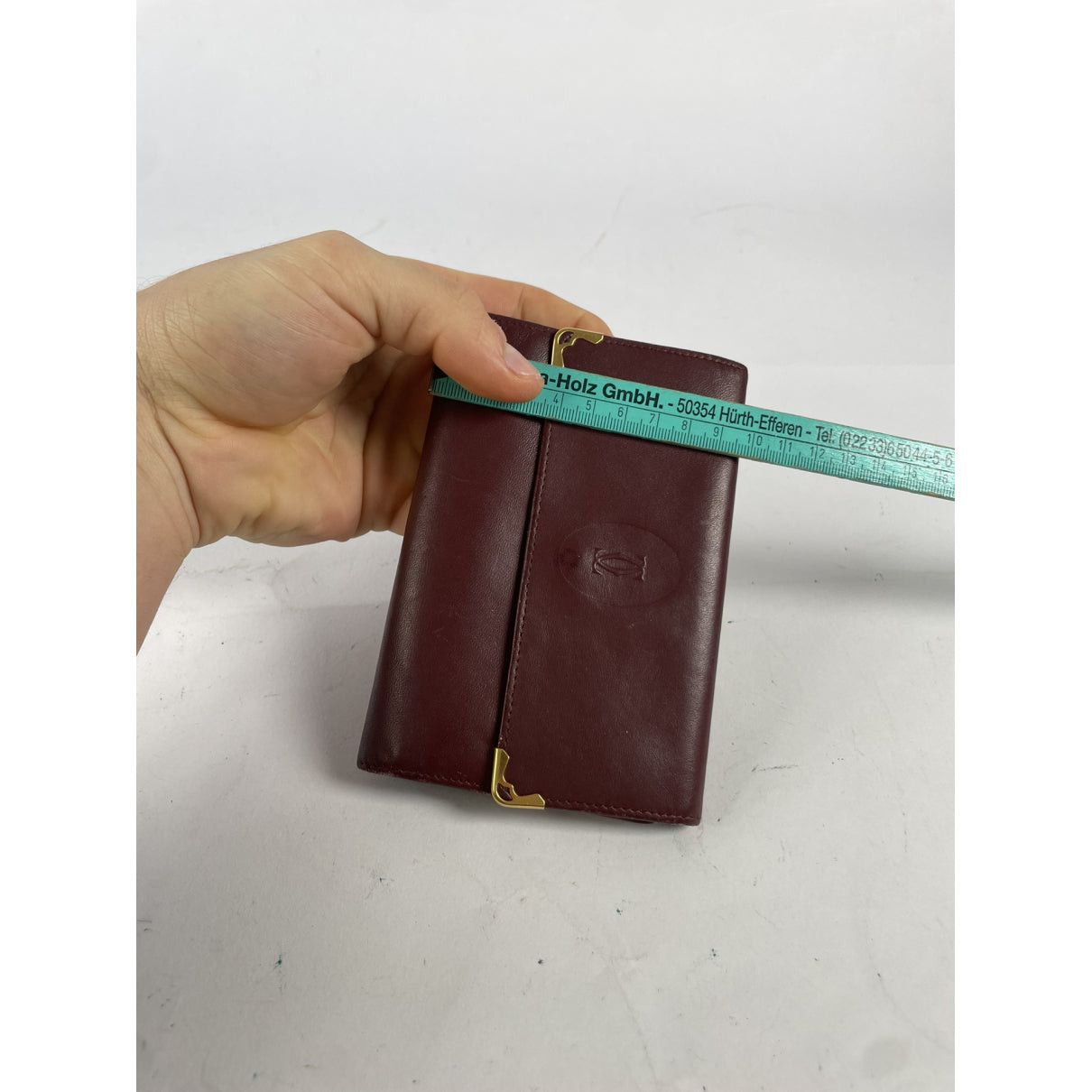 Cartier Burgundy Patent Leather Wallet Size ONE SIZE - 4 Thumbnail