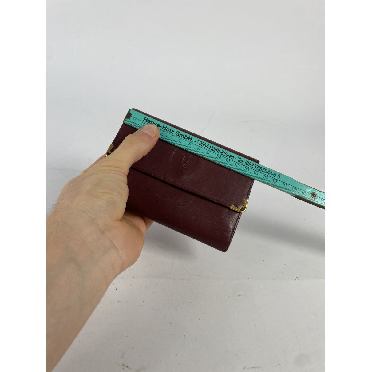 Cartier Burgundy Patent Leather Wallet Size ONE SIZE - 3 Thumbnail