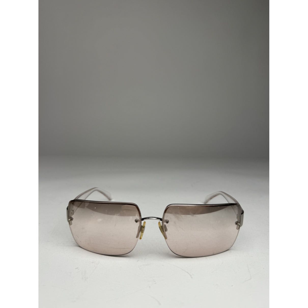 Chanel Silver Plastic Sunglasses Size ONE SIZE - 2 Thumbnail