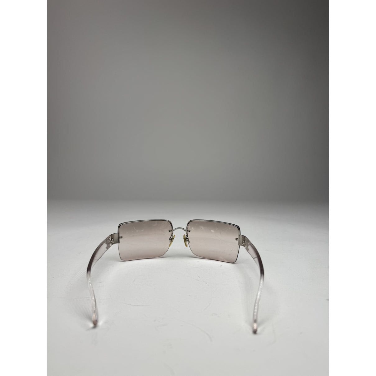 Chanel Silver Plastic Sunglasses Size ONE SIZE - 5 Thumbnail